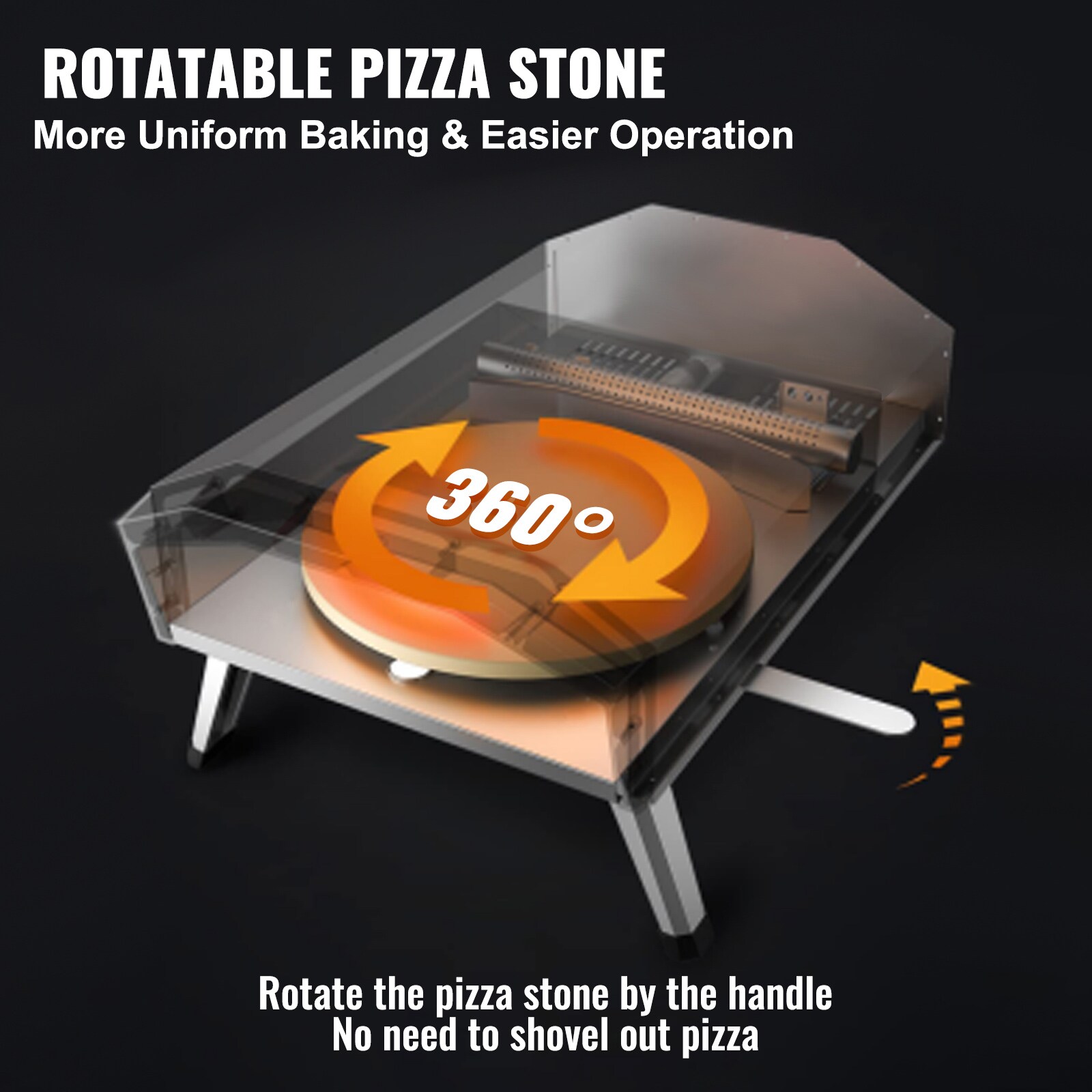 VEVOR BXSPSLYCMBRQHT66JV0 Outdoor-Pizza-Ovens - View #4