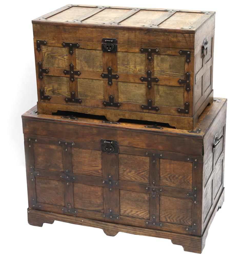 Vintiquewise QI003413.2 31-in x 20.5-in 1-Compartment Brown Cardboard Ornament Storage Box