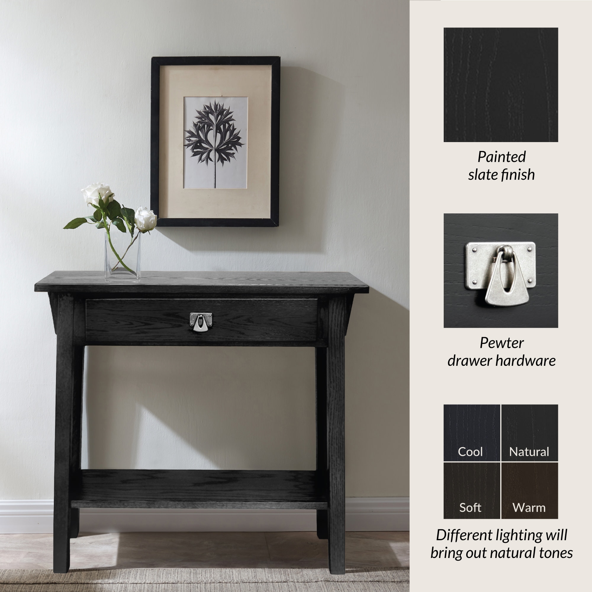 Leick Home 9057-SL Console-Sofa-Tables - View #3