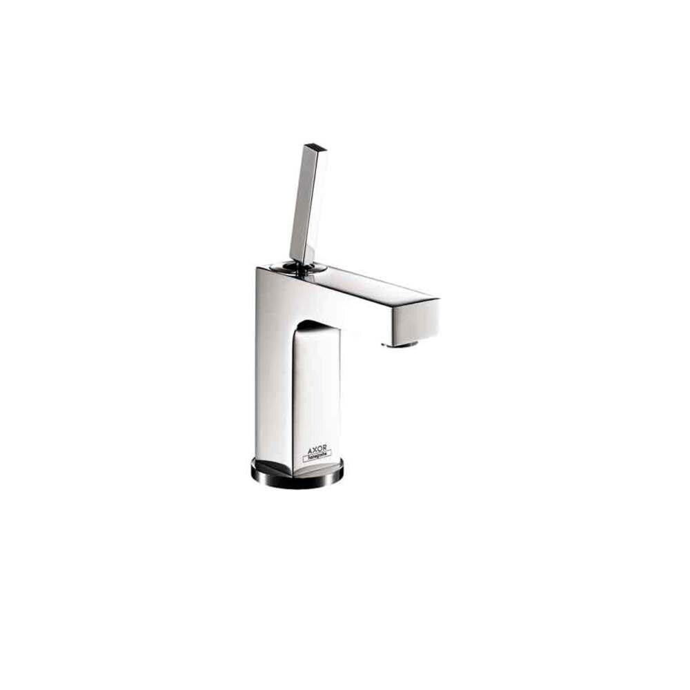 Hansgrohe 39010001 Axor Citterio Chrome 1-handle Single Hole WaterSense Bathroom Sink Faucet with Drain