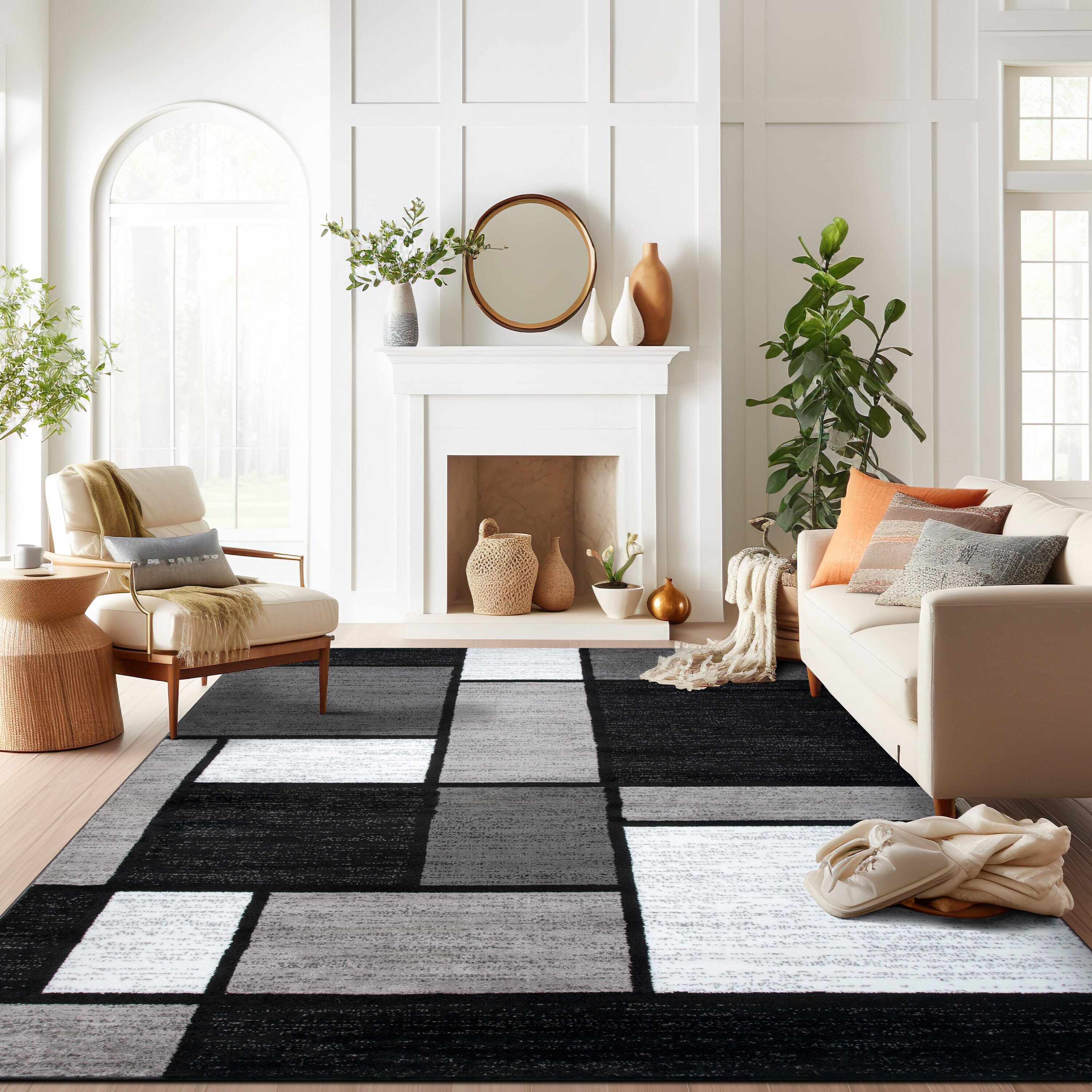 World Rug Gallery 106 GRAY 8X10 rugs - View #7