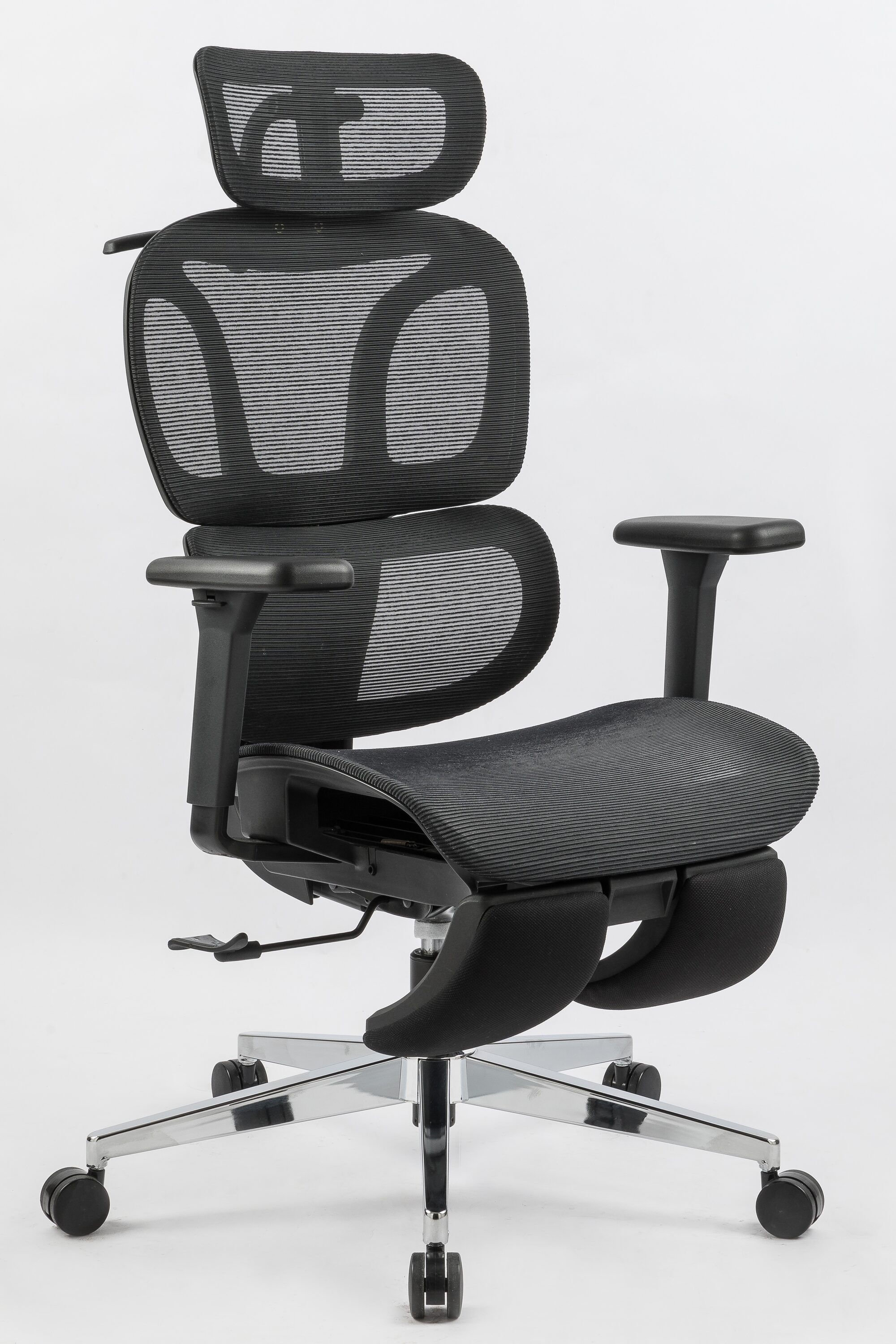 Tatayosi JL-2P353488 Ergonomic Office Chair with Foot Rest; High Back Computer Office Chair with Dynamic Lumbar Support; 2D Headrest; 4D Armrest; Sponge Seat; Mesh Home Office Desk Chair for Adults; Black