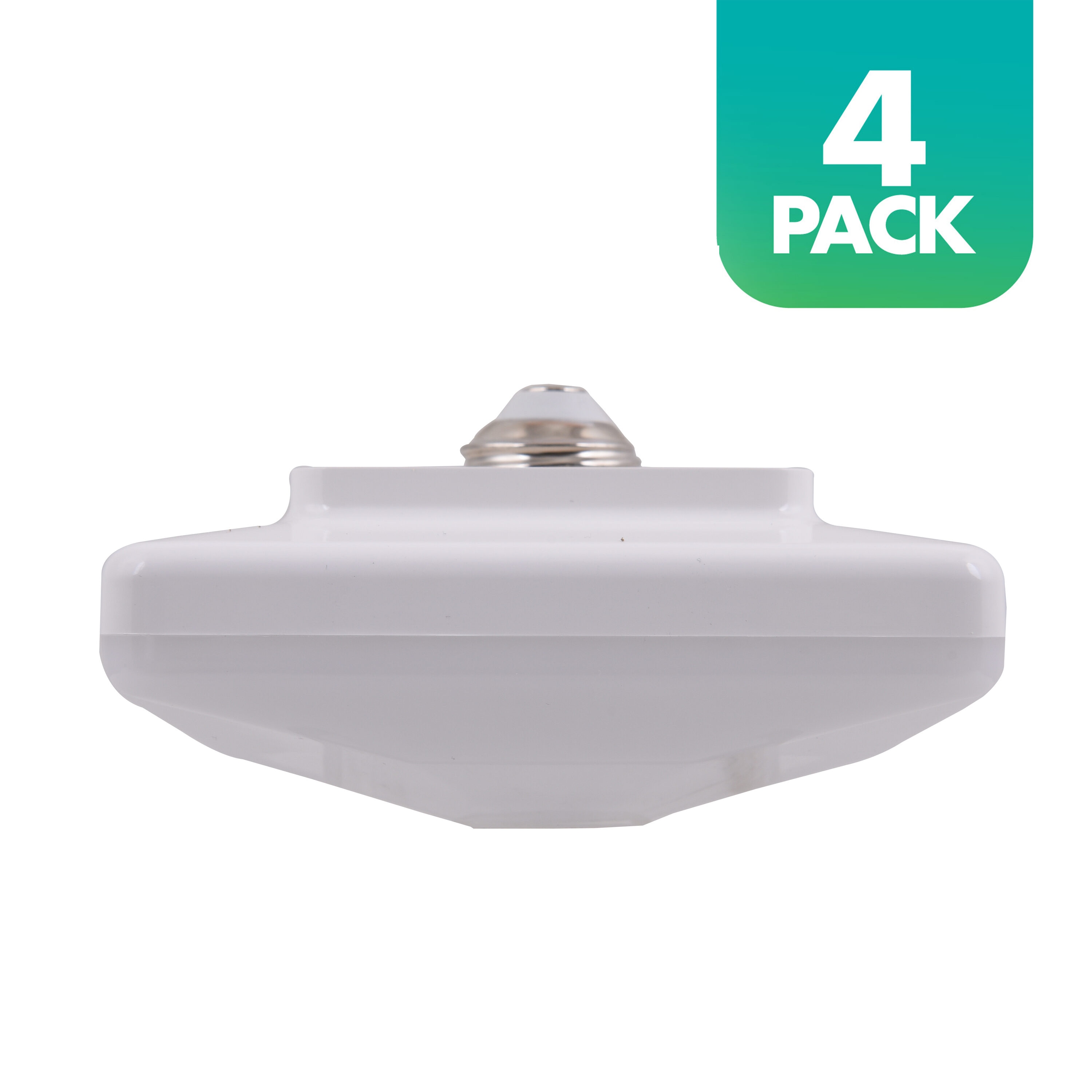 Simply Conserve L9-CLS4-40-120V-4 4.5 in. Square Ceiling Lamp 1 -Light 4.5-in White Flush Mount Light 4 -Pack