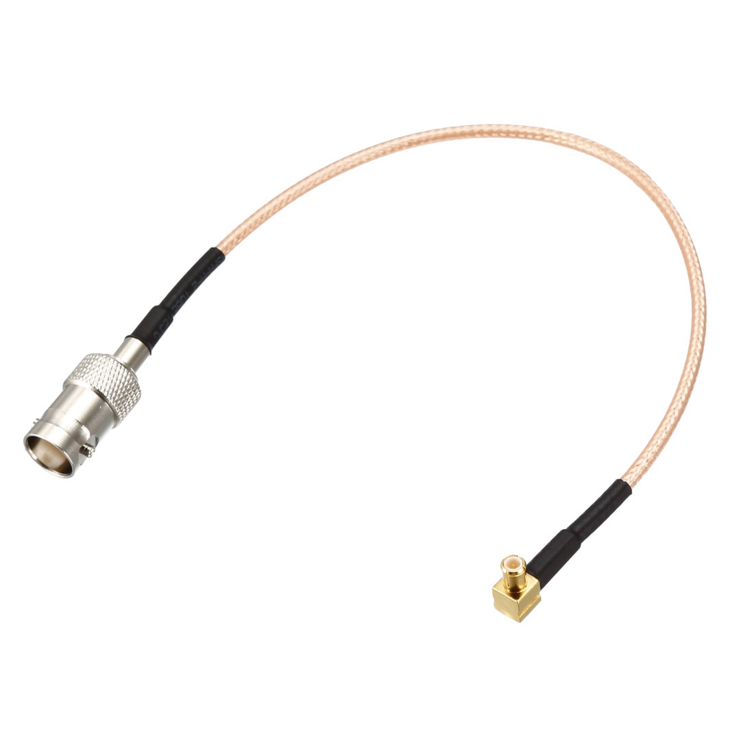 Unique Bargains BNC Female to MCX Male Right Angle RG316 Low Loss RF Coax Cable 0.66-feet Long