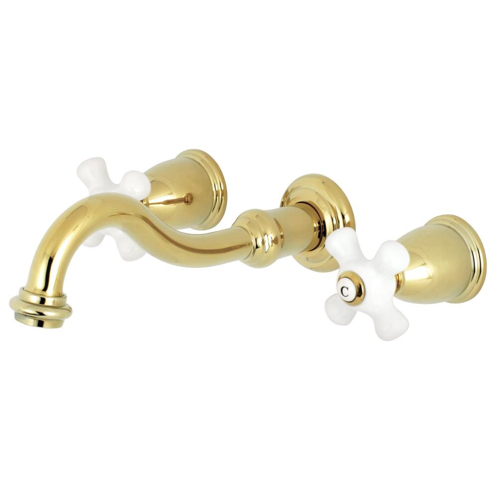 Kingston Brass Restoration Brushed Nickel Double-Hook Wall Mount