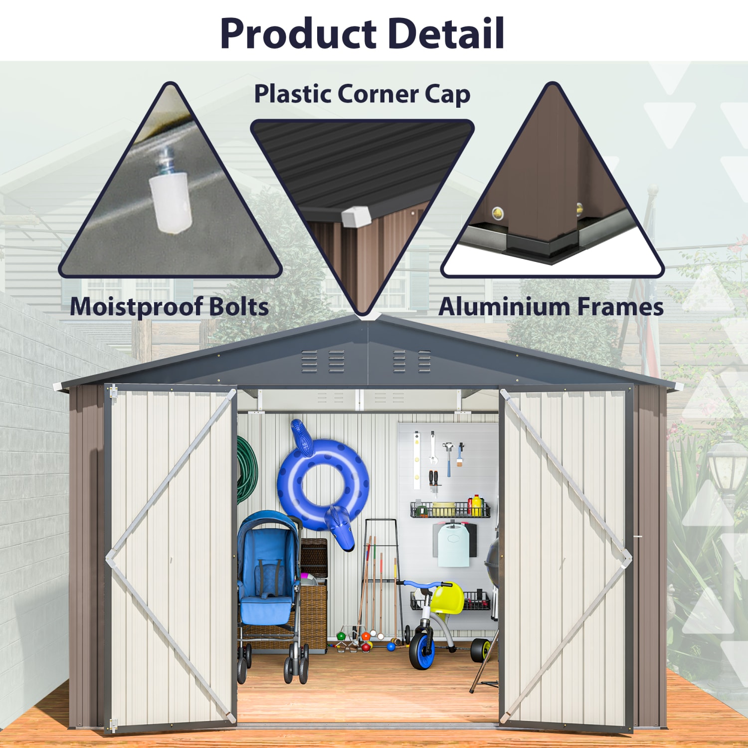 Streamdale Furniture W2505S00052 Metal-Storage-Buildings-Sheds - View #3
