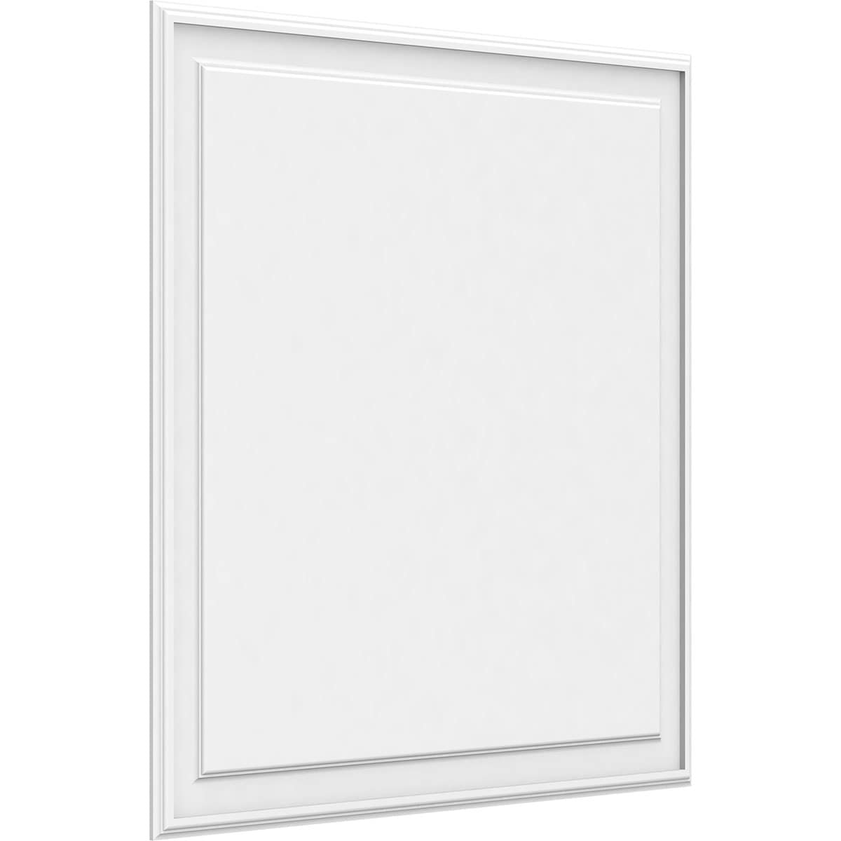 Ekena Millwork WALP40X40X062LEG 40-in x 40-in Smooth Paintable/Stainable White PVC Fretwork Wall Panel (