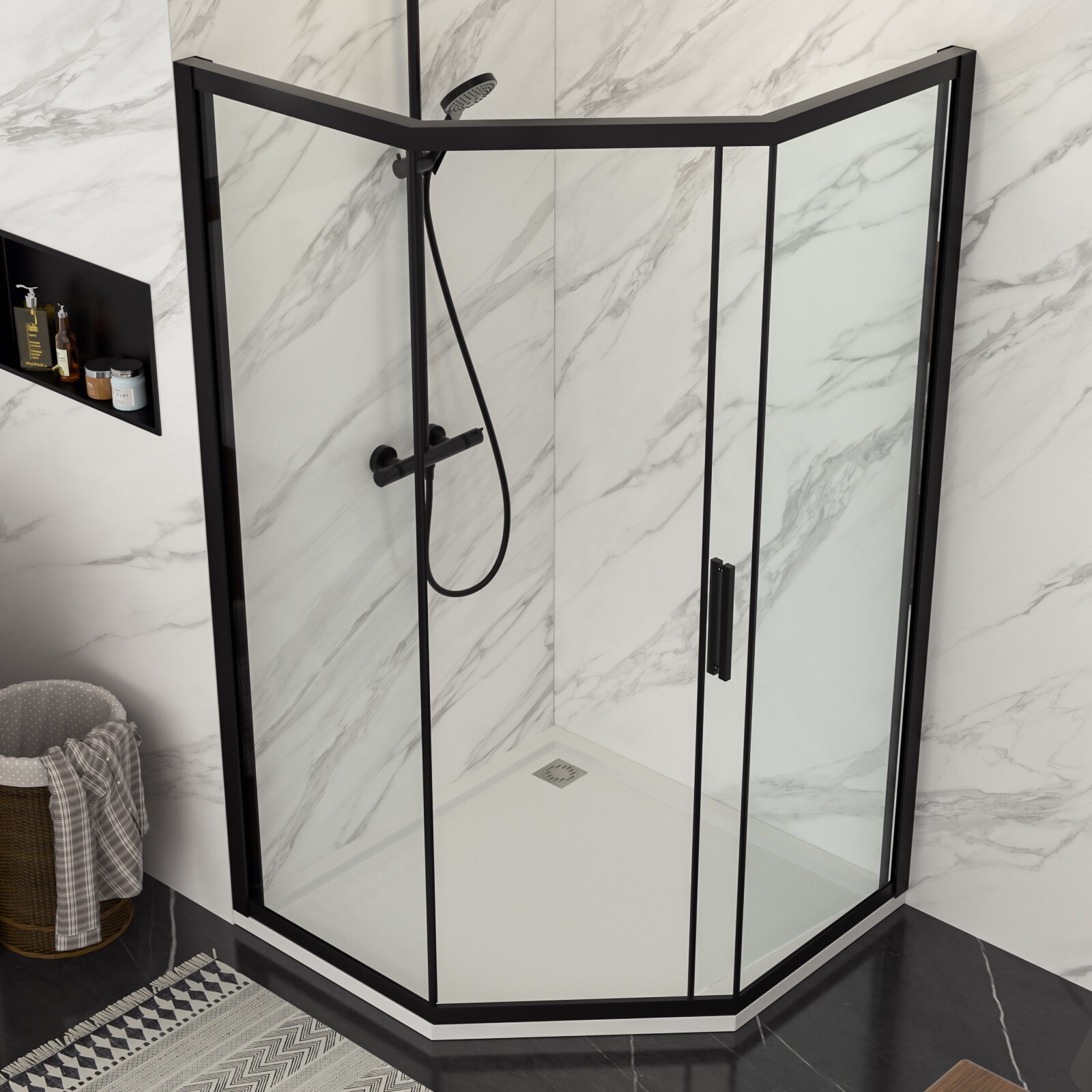 Lordear HBRS-LD-6B10-38MB Shower-Doors - View #9
