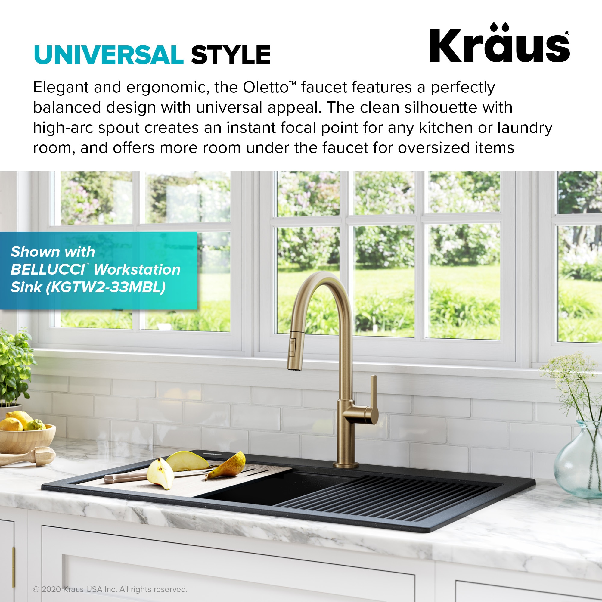 Kraus KPF-2820SFACB Kitchen-Faucets - View #3