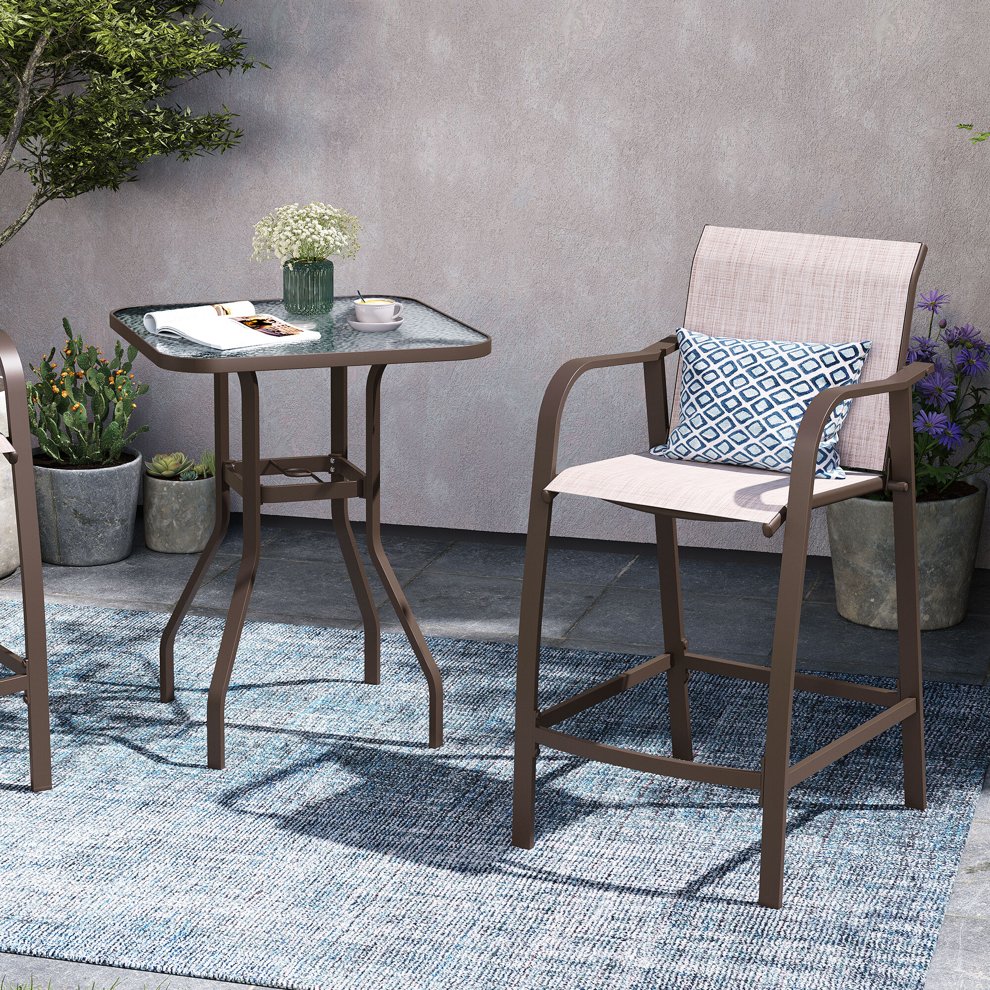 Pellebant PB-LG015TAN-2PC Patio-Chairs - View #2