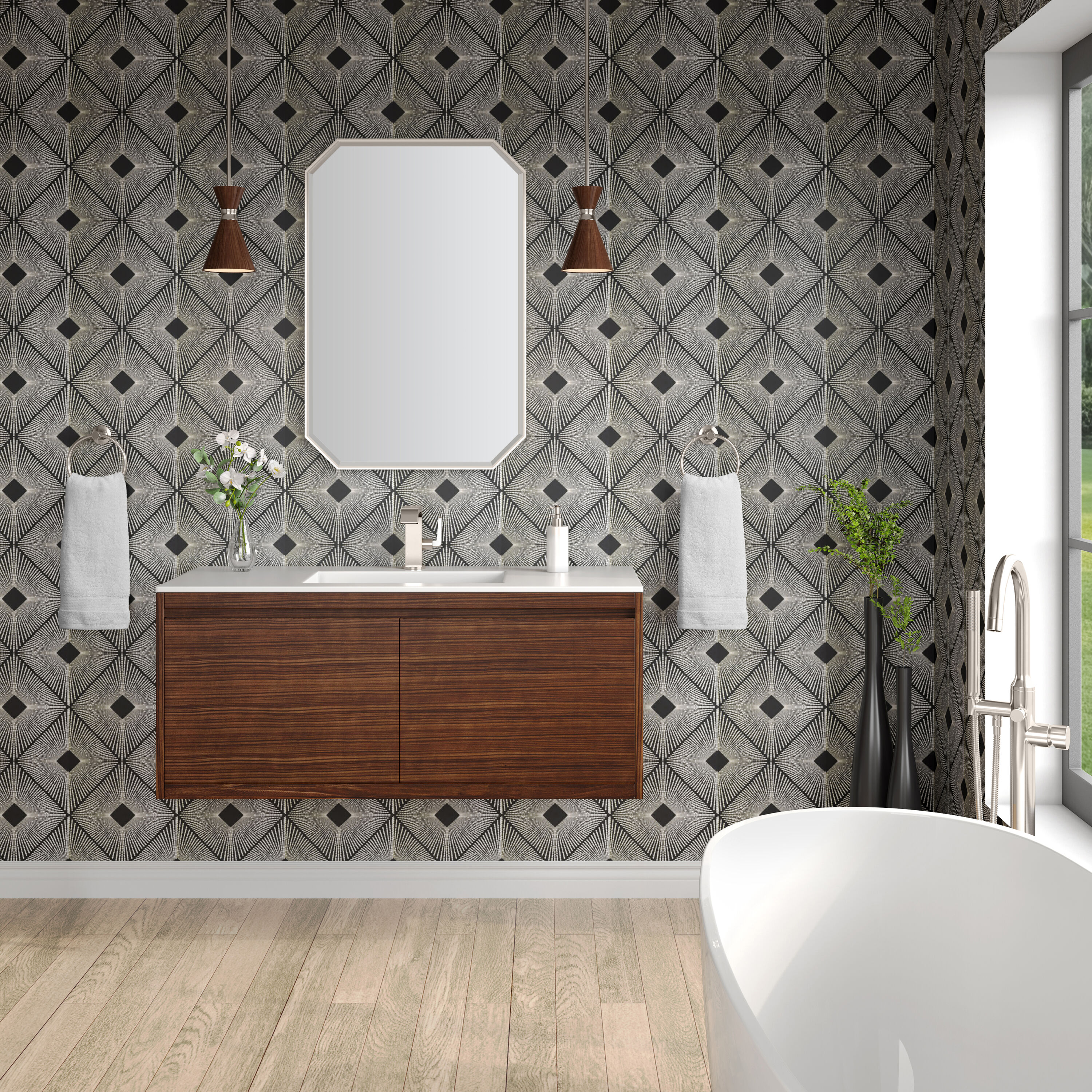 James Martin Vanities 805-V47.3-W-BN-GW Bath-Vanity-Combo - View #3