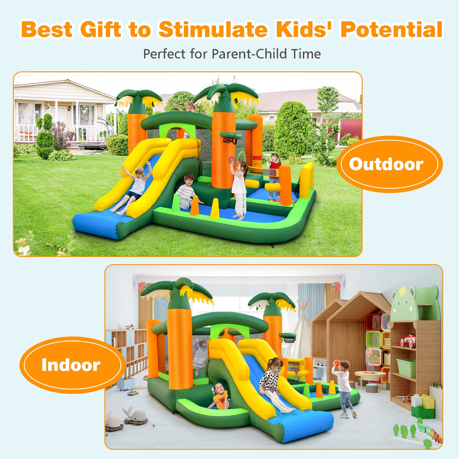 Slickblue D-CO-70901PN Bounce-Houses - View #4