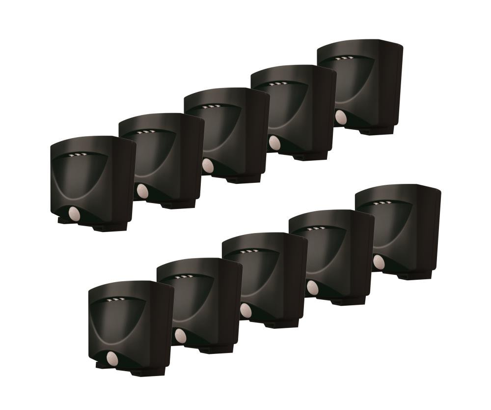 MAXSA Innovations 41042 10 -Pack MAXSA Dark Bronze LED Motion Sensor Auto On/Off Night Light