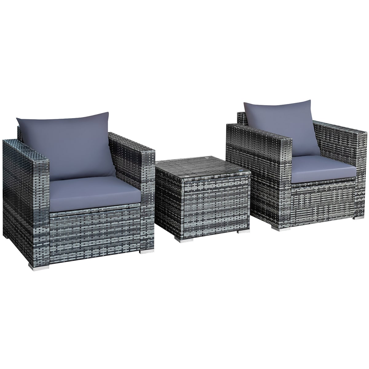 WELLFOR OUG66530GR+ Patio-Conversation-Sets - View #3