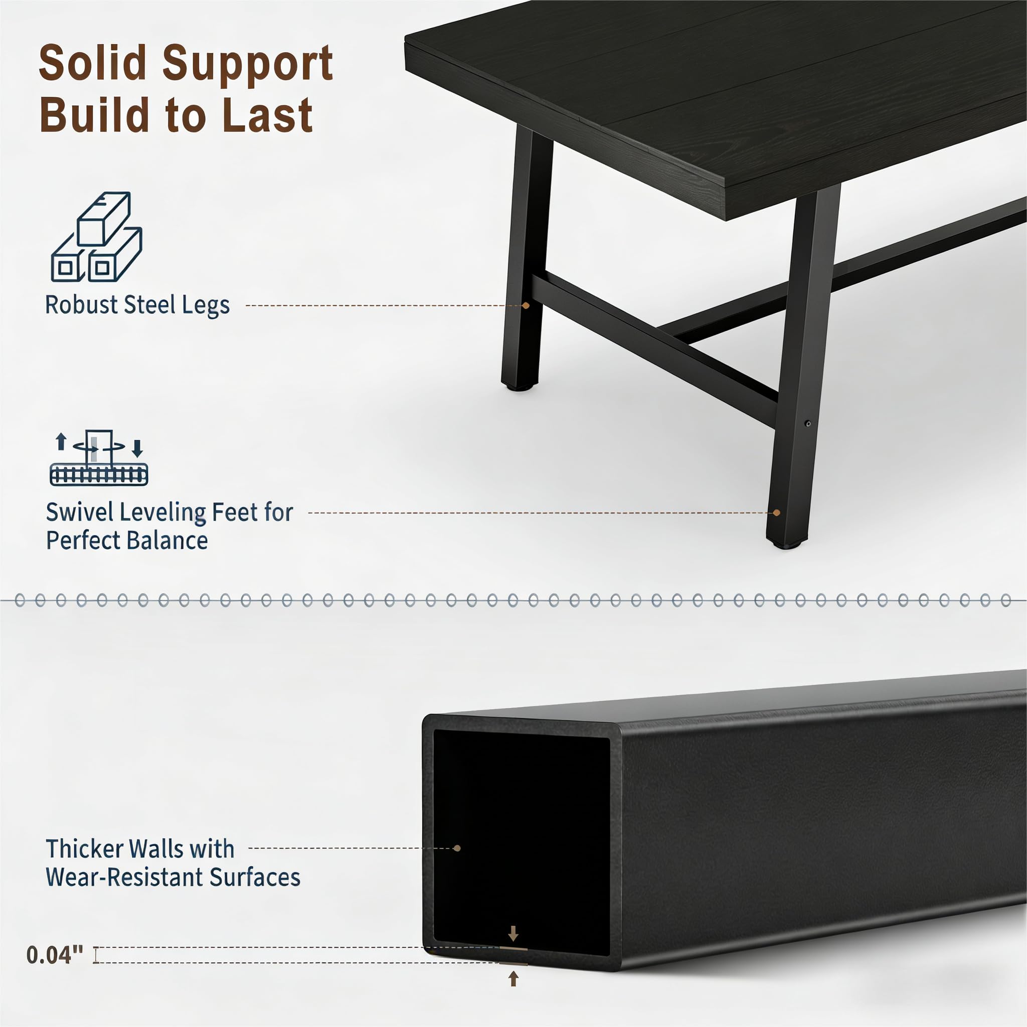 Garvee HHZ-PHK-35KS5CUT Dining-Tables - View #6