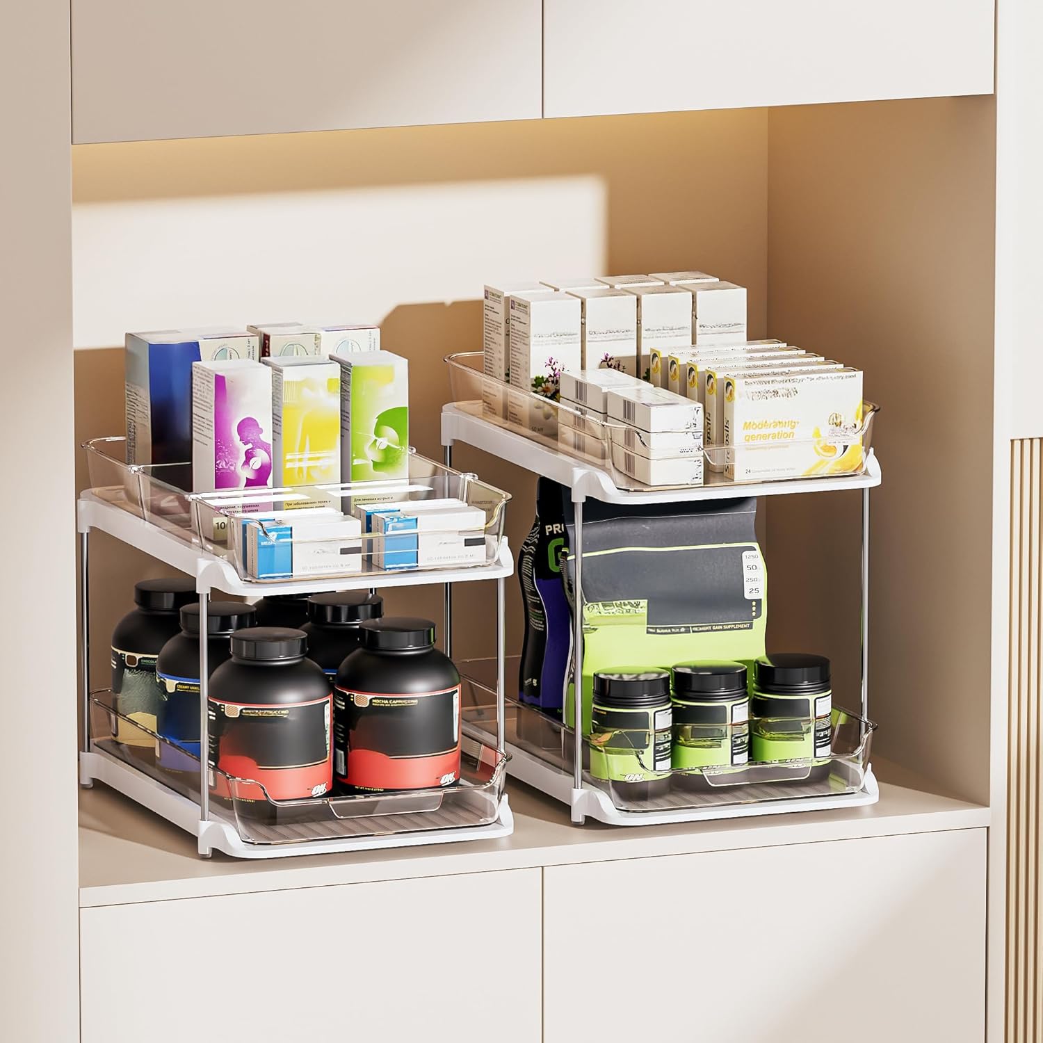 Delamu B0BNQ56MH5 Pull-Out-Cabinet-Baskets - View #6
