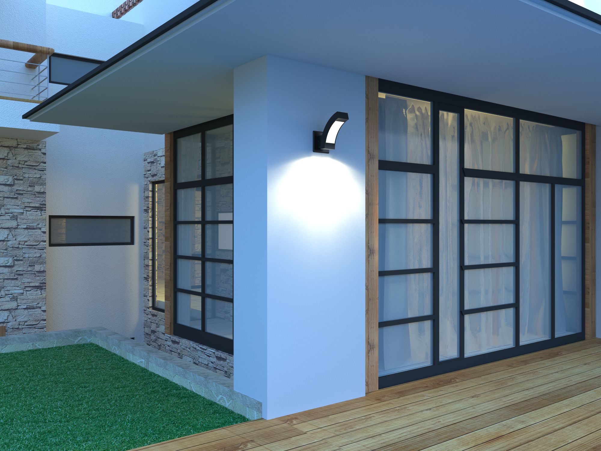 Forclover WYL1-DGWPK2 Outdoor-Wall-Lighting - View #7