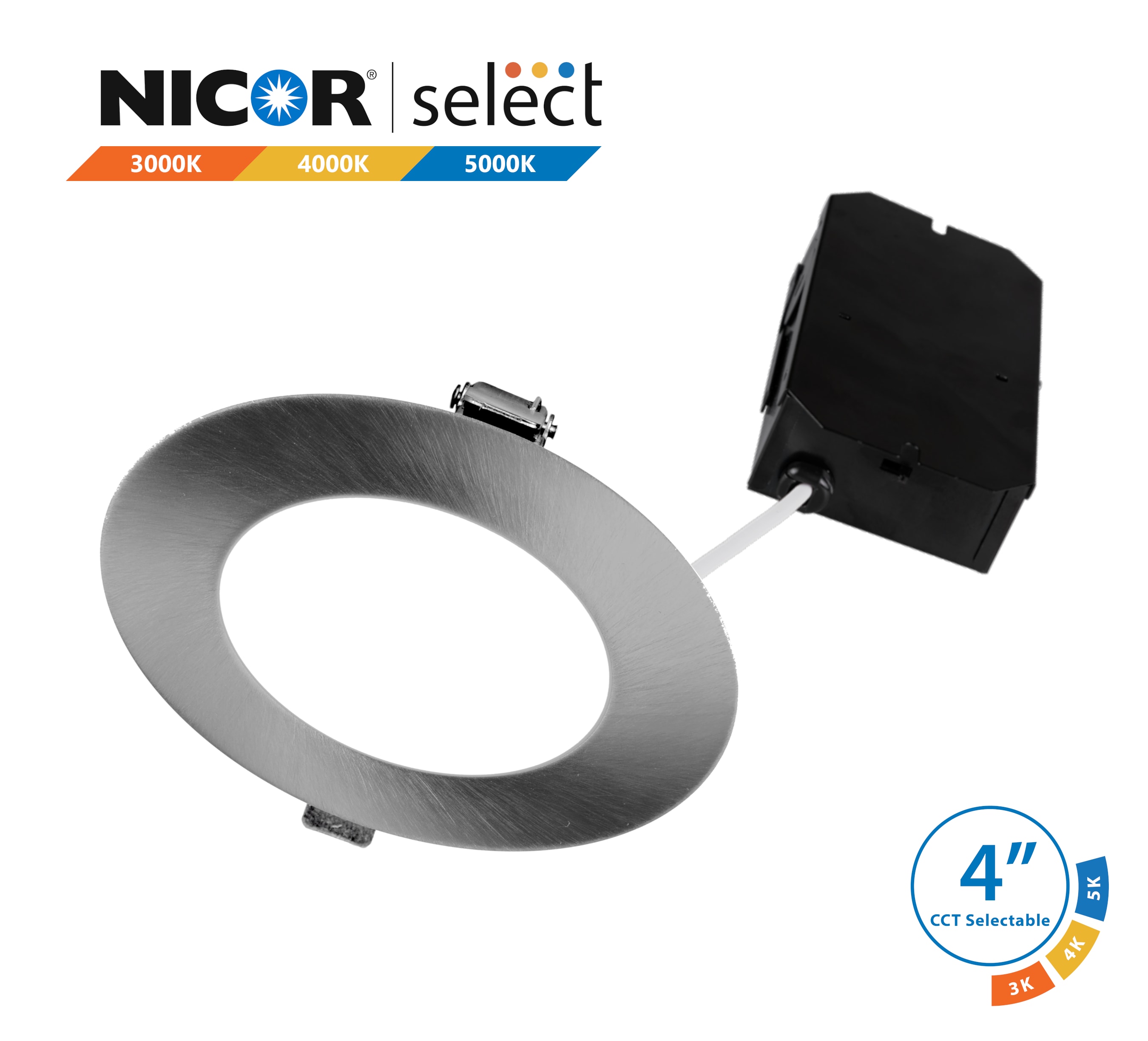 Nicor Lighting DLE43120SRDNK Led-Retrofit-Downlight - View #2