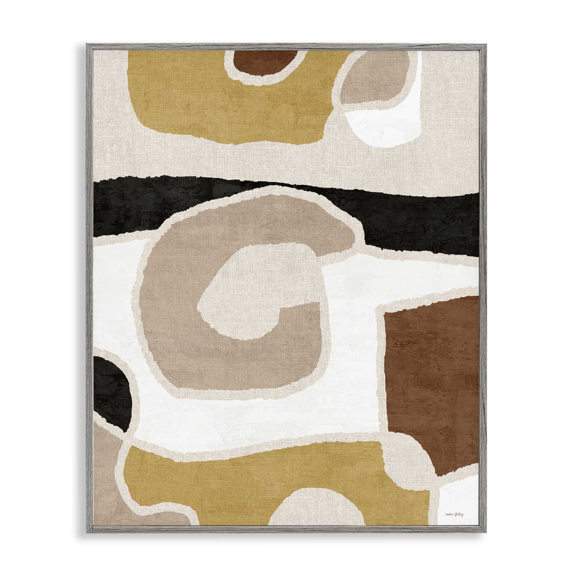 Stupell Industries BT-586-GFF-11X14 Earthy Boho Geometrics Framed Giclee design by Amber Sterling