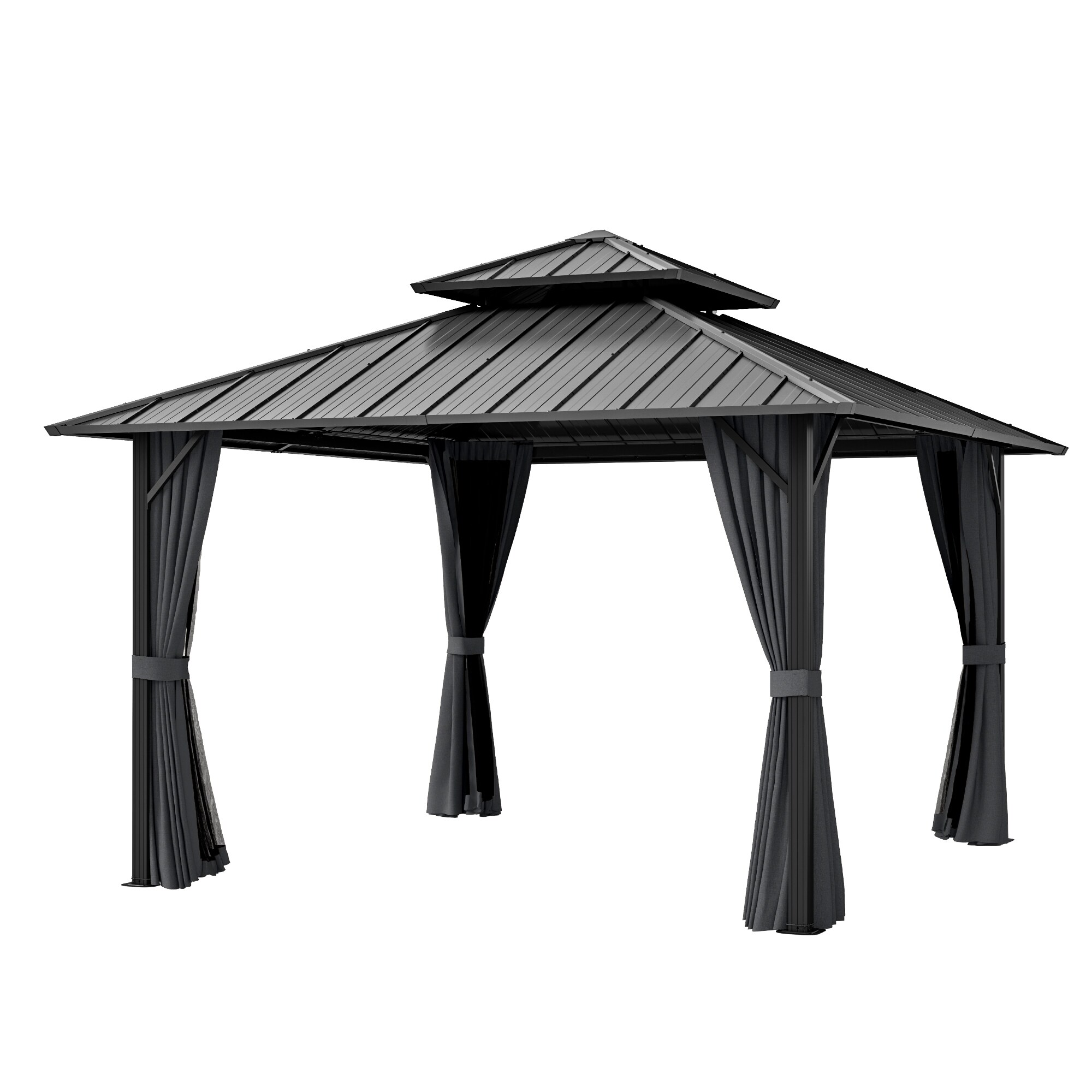  EL-ZPTPSJ-1212-H-WL3 Wood-Resin-Gazebos - View #8