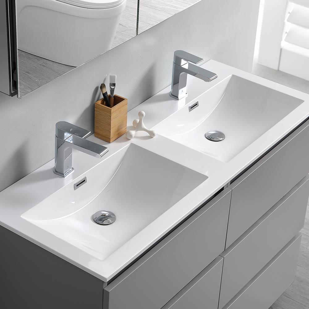 Fresca FVN93-2424GR-D Bath-Vanity-Combo - View #4
