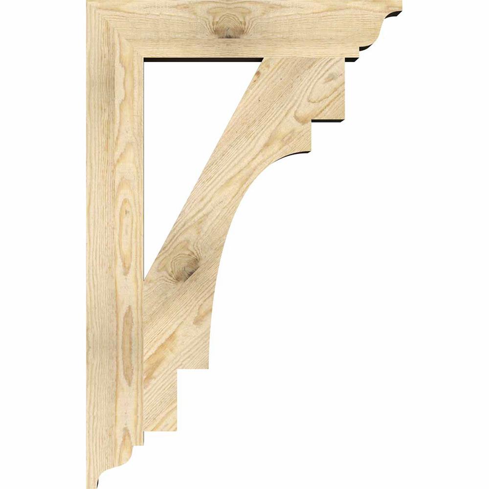 Ekena Millwork BKT04X22X34MRC01RDF Exterior-Brackets-Braces - View #3