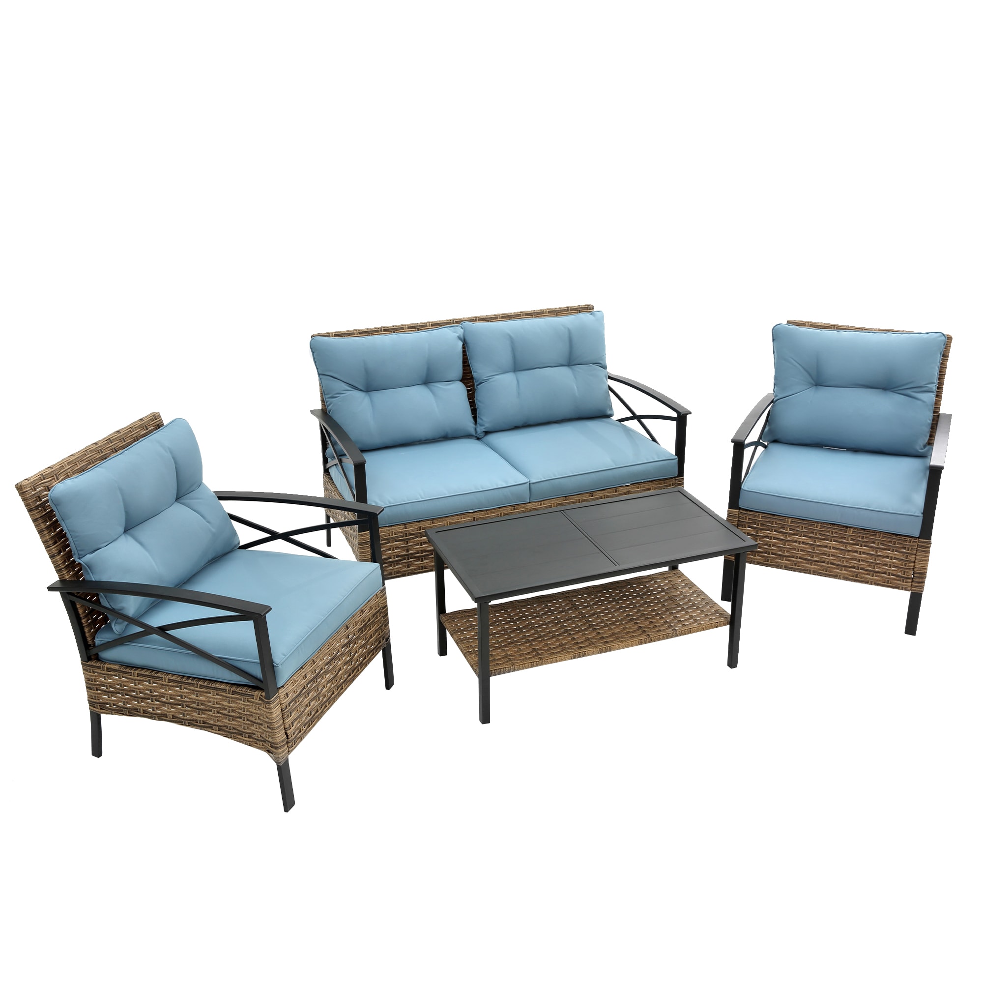 AHIOU HOME ZAAHG-S00033S Patio-Conversation-Sets - View #3