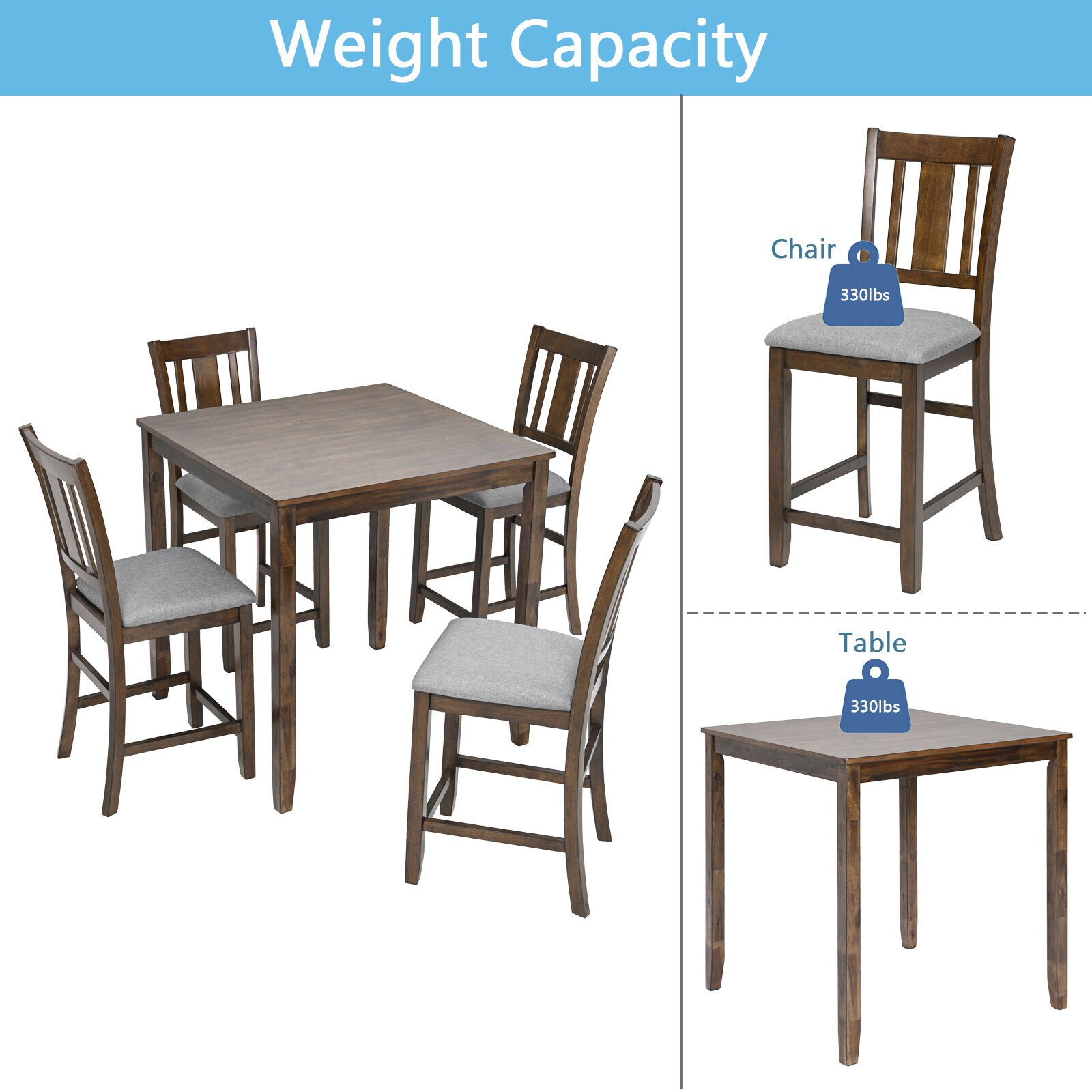 JEAREY JN79DJ65-WNS Dining-Sets - View #3