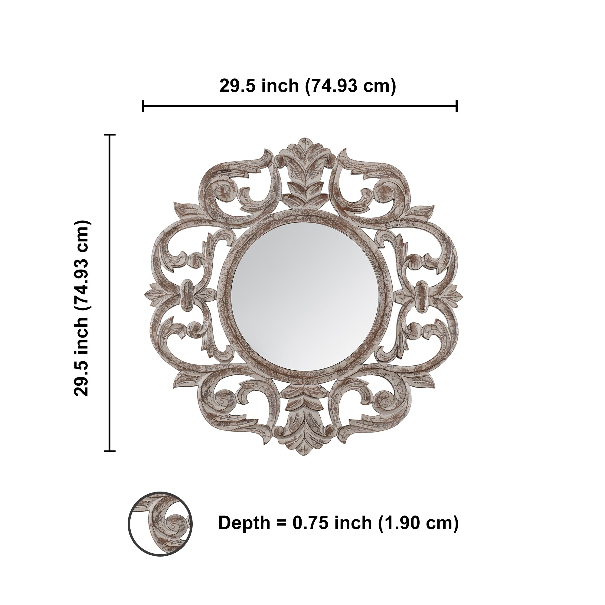 MH LONDON MH-MR-609GR Decor-Mirrors - View #9