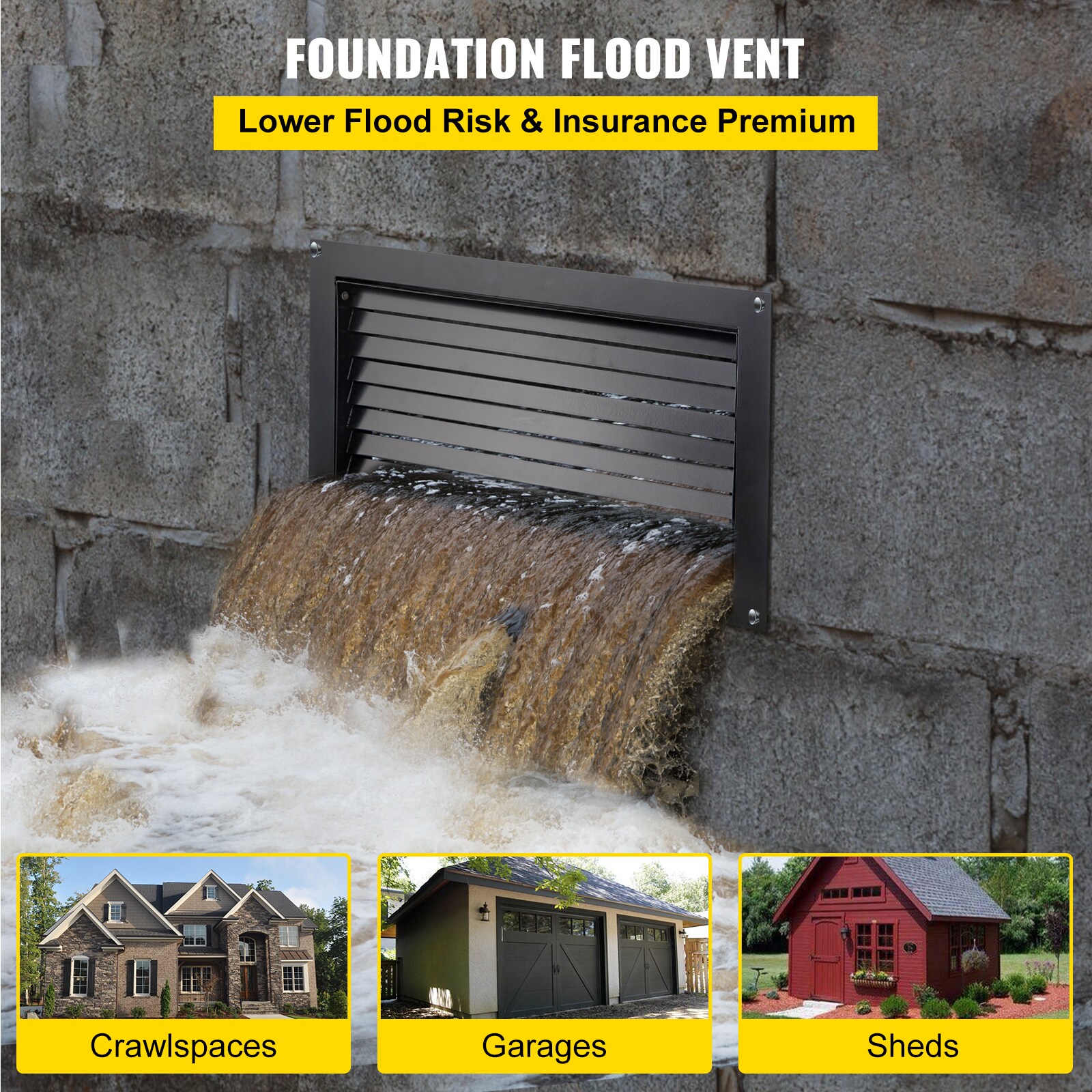 VEVOR CLHT8X16ABSUV8QH8V0 Foundation-Vents - View #3