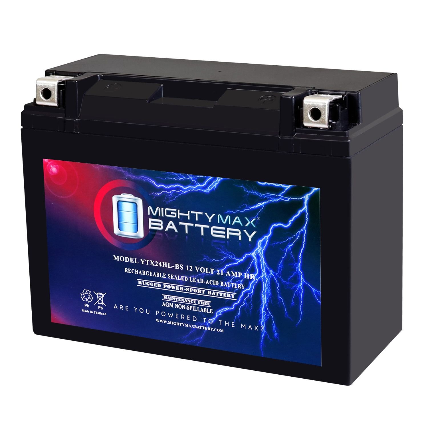 Mighty Max Battery MAX3947599 YTX24HL-BS for WPS CTX24HL-BS Rechargeable Sealed lead acid 12210 Backup power Batteries