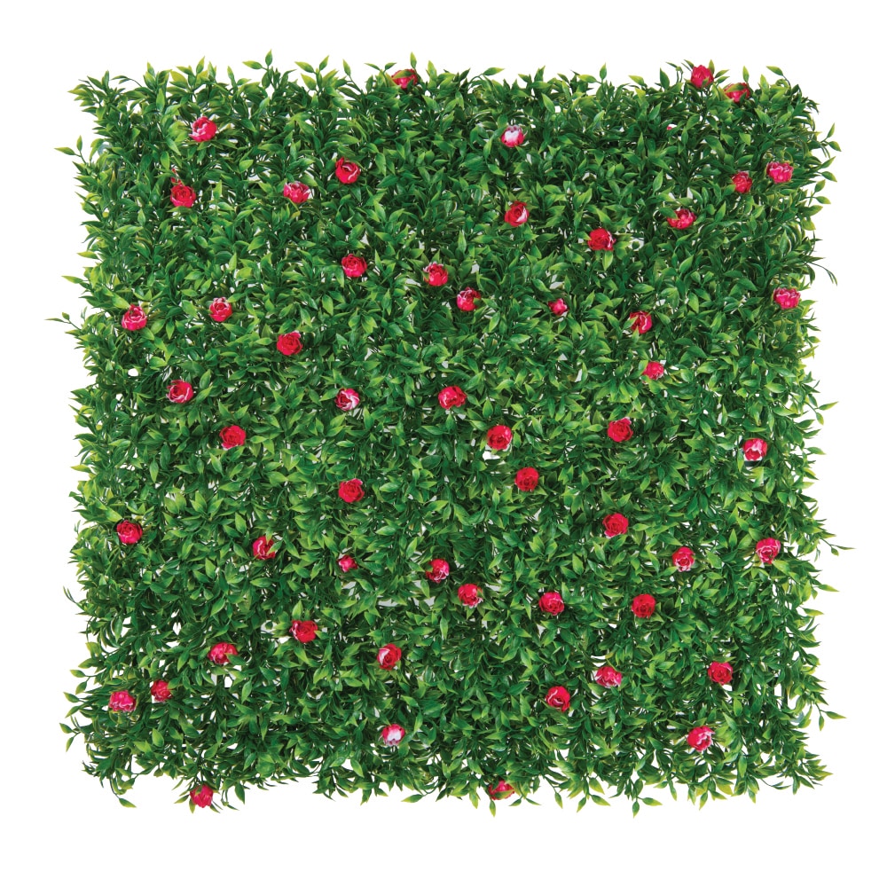 naturae decor Pink Rose 20-in W x 20-in H Green Garden Trellis 12 -Pack