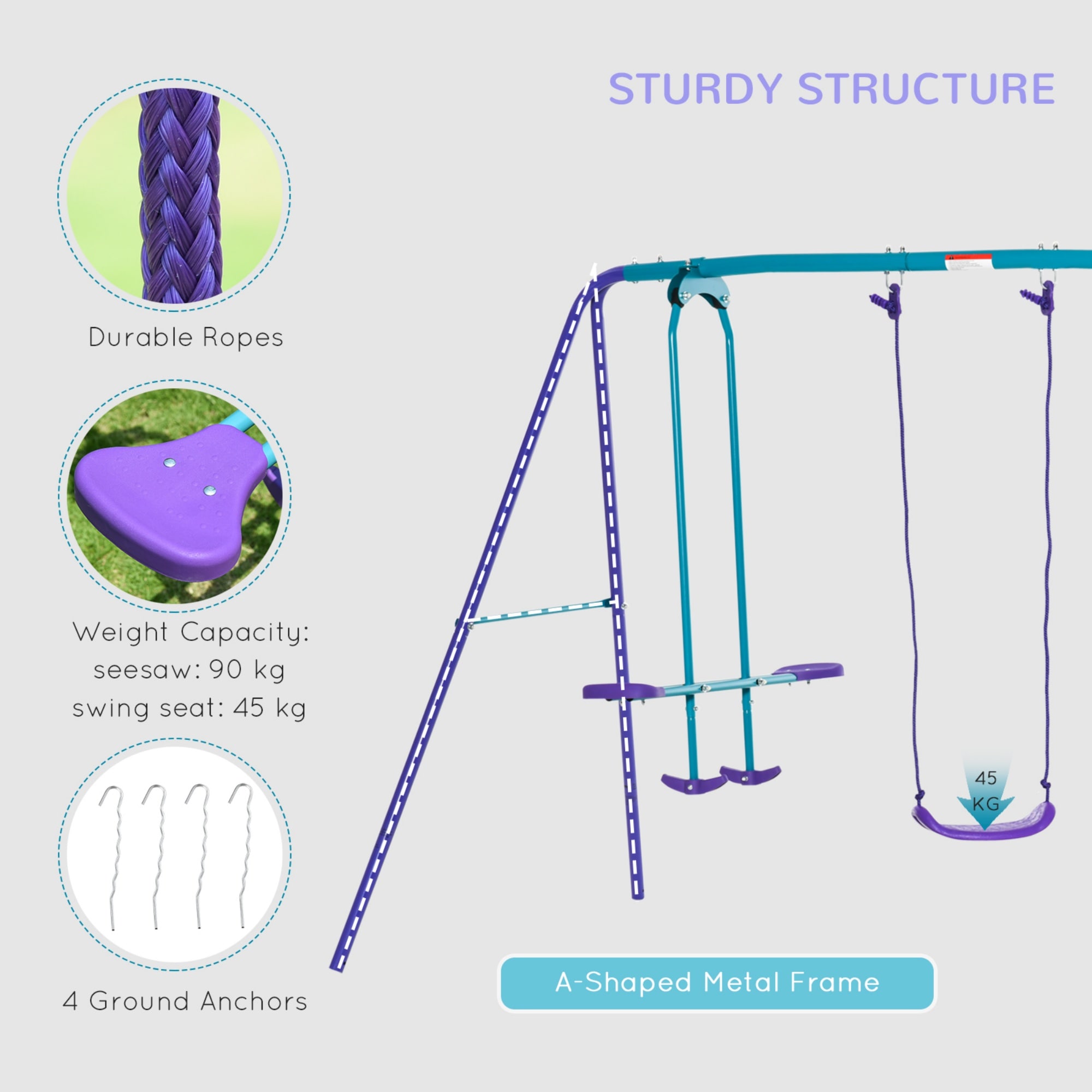 Runesay SS-14 Playset-Swings - View #5
