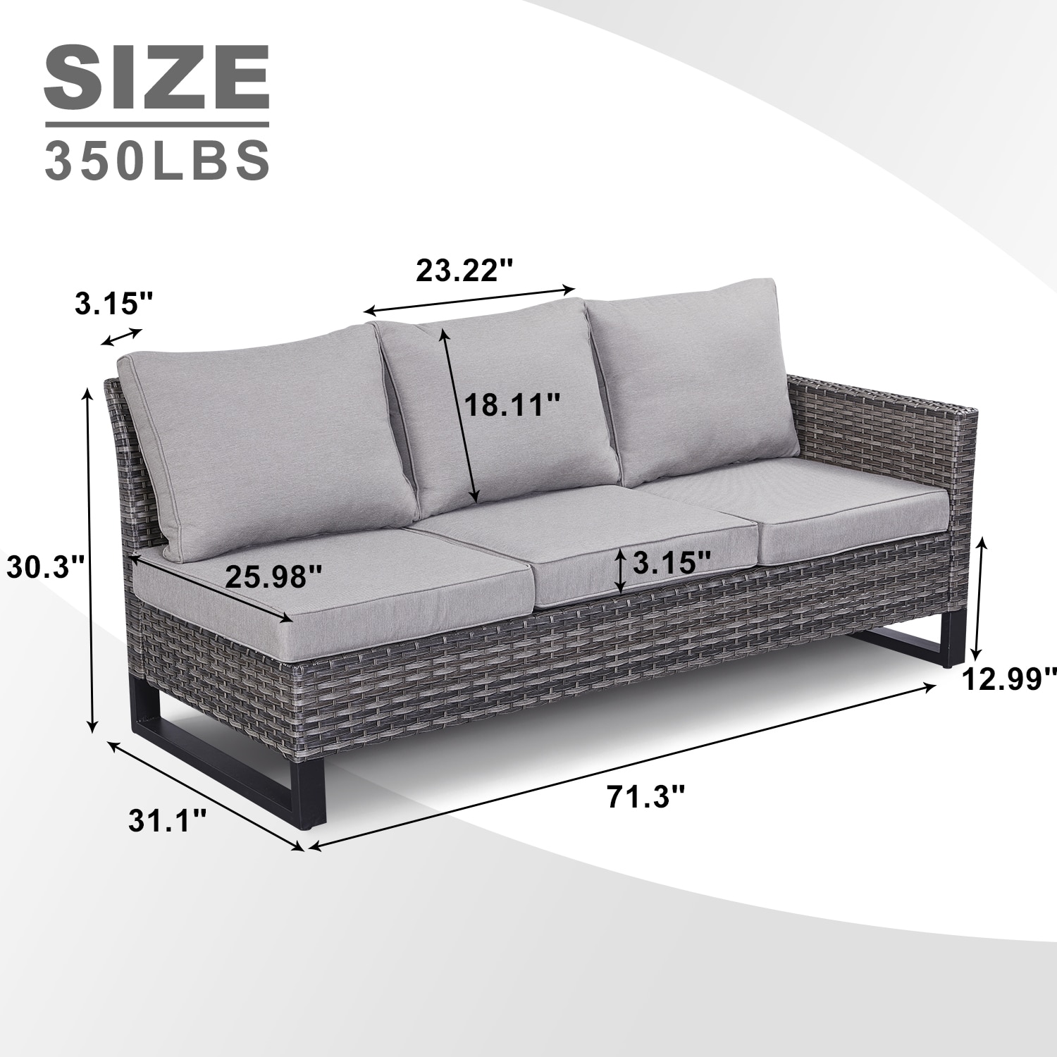 Rilyson FS066-3 Patio-Sofas-Daybeds - View #7
