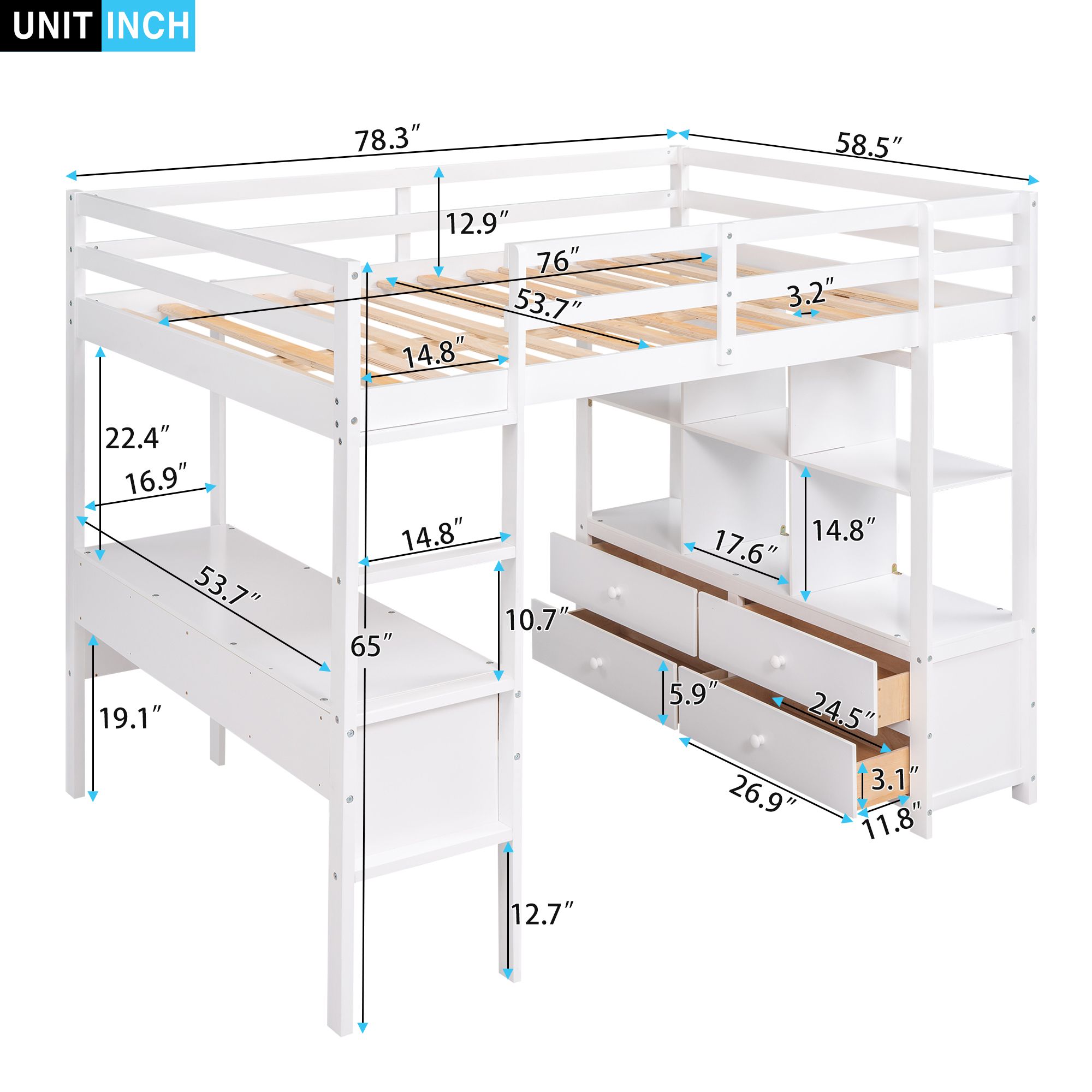 Yiekholo LL-1772AAK Bunk-Beds - View #4