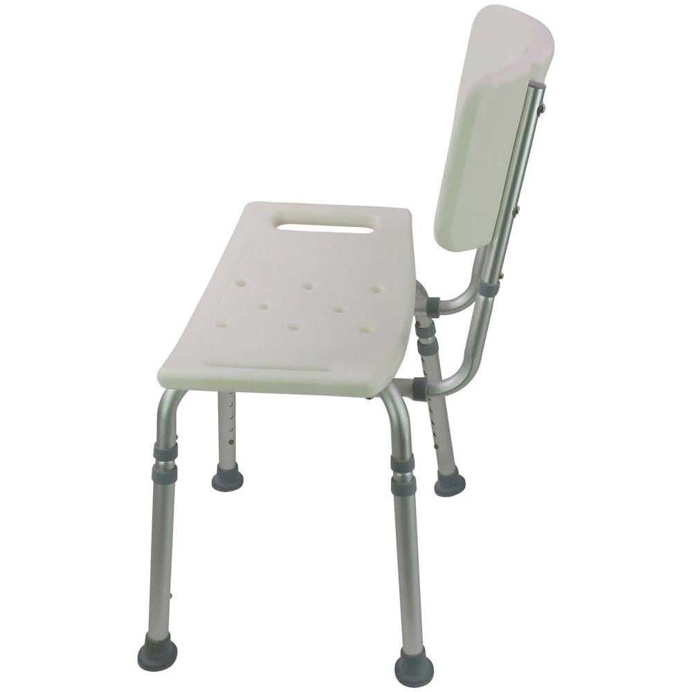 Procare White Plastic Freestanding Shower Chair (ada Compliant) At 