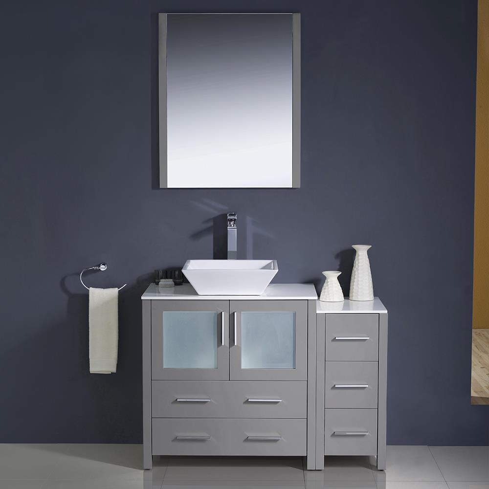 Fresca FVN62-3012GR-VSL Bath-Vanity-Combo - View #3