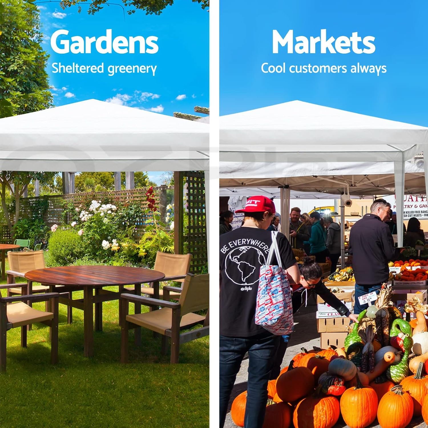 Garvee GGL-PSS-33DD8SX4 Wood-Resin-Gazebos - View #4