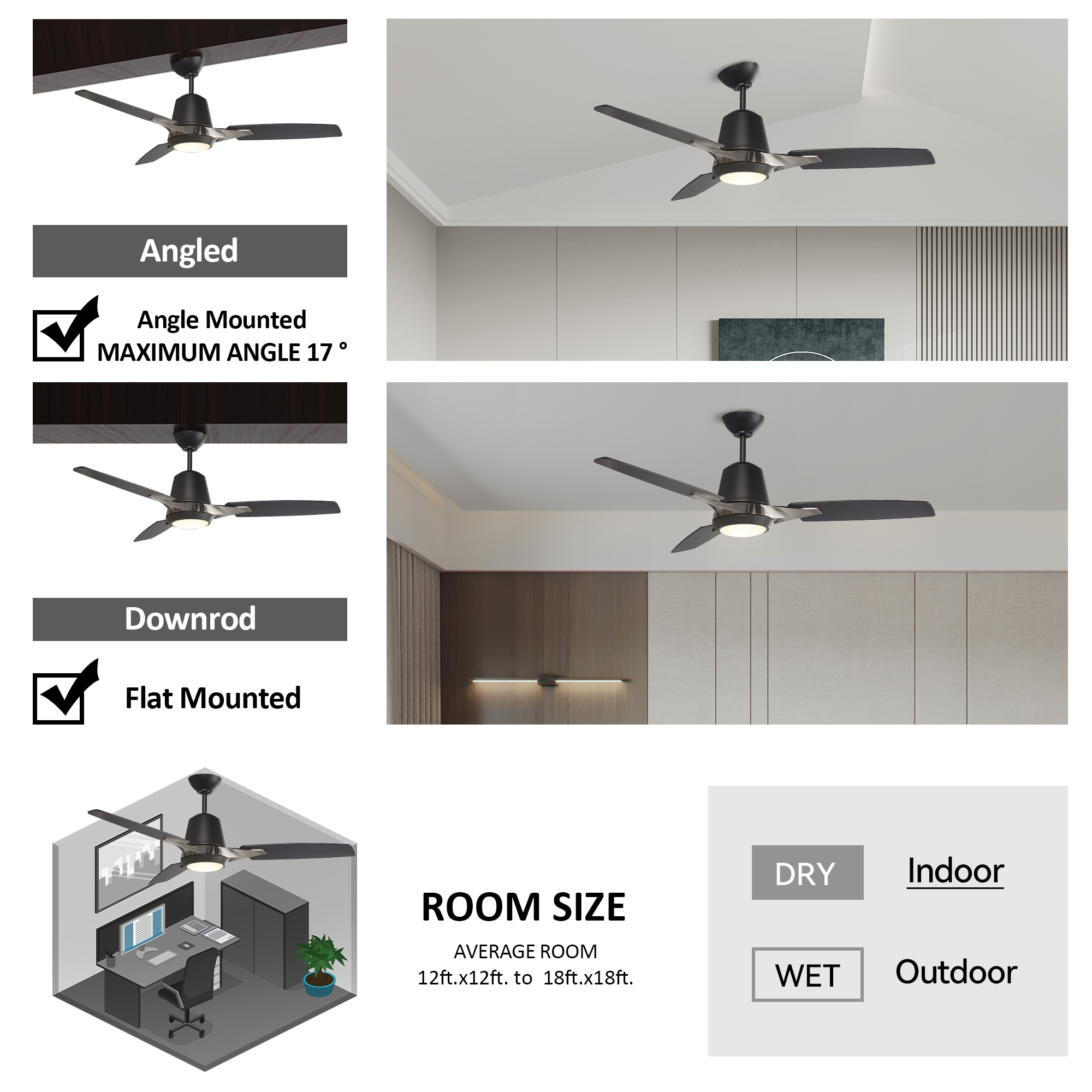 CARRO USA LWGS-523F-L12-B2-1 Ceiling-Fans - View #10