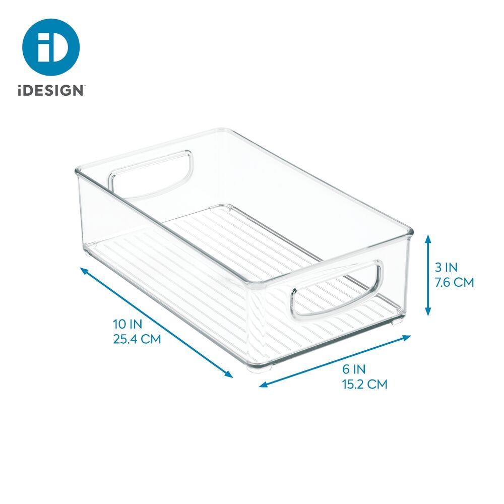 iDesign + The Spruce 10-in x 6-in Clear Plastic Silverware Insert at ...