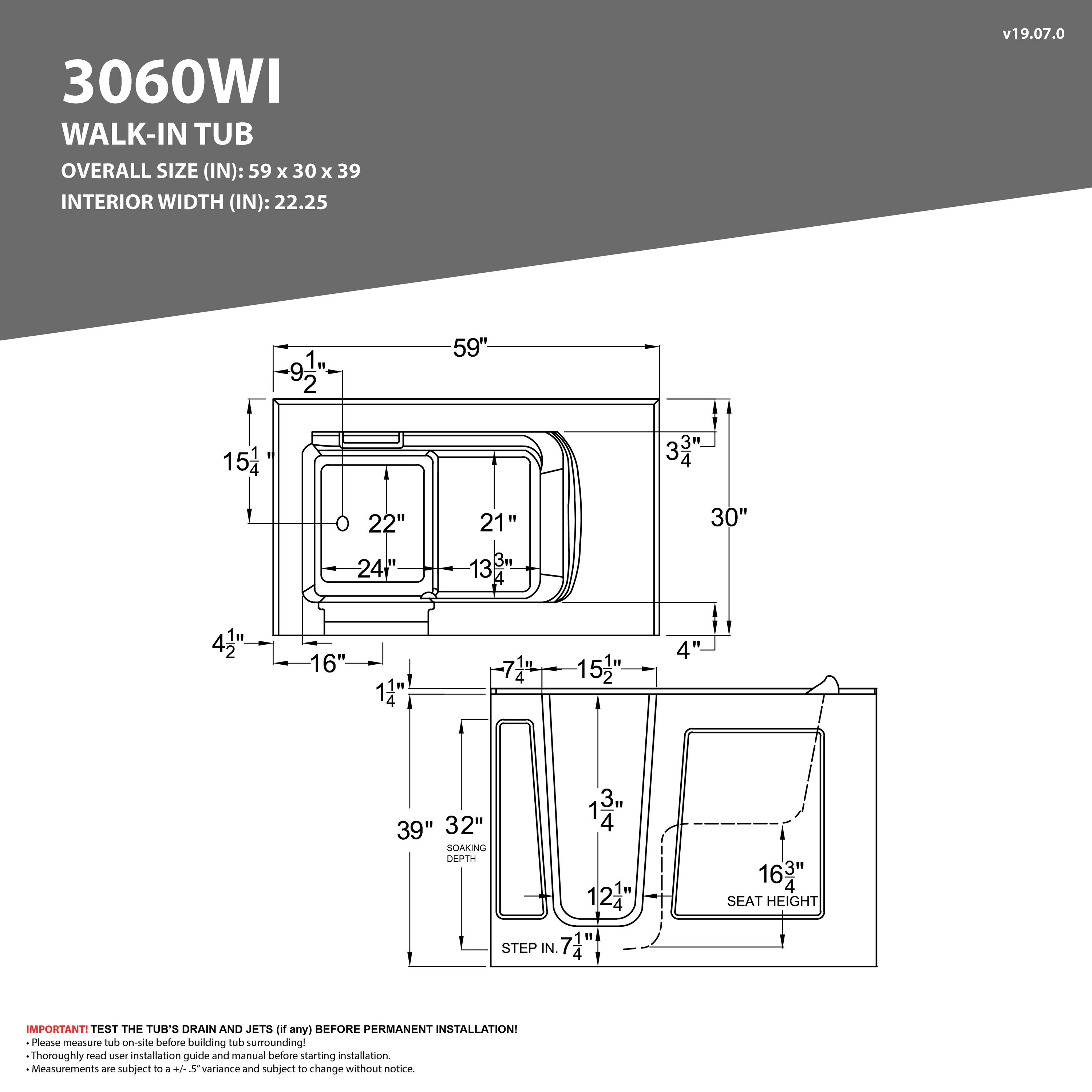 Endurance LS3060WIRBH-CP bathtubs - View #9
