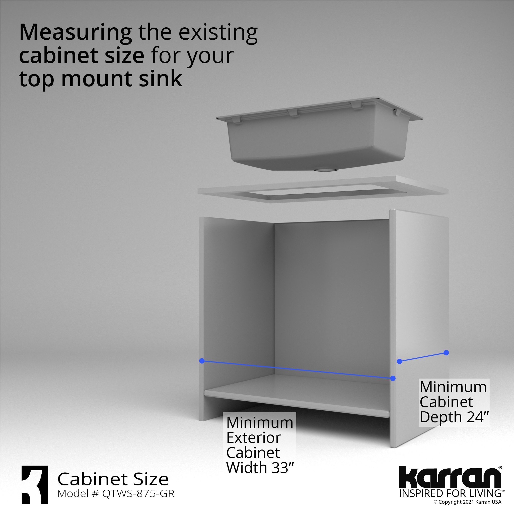 Karran QTWS-875-GR Kitchen-Sinks - View #10