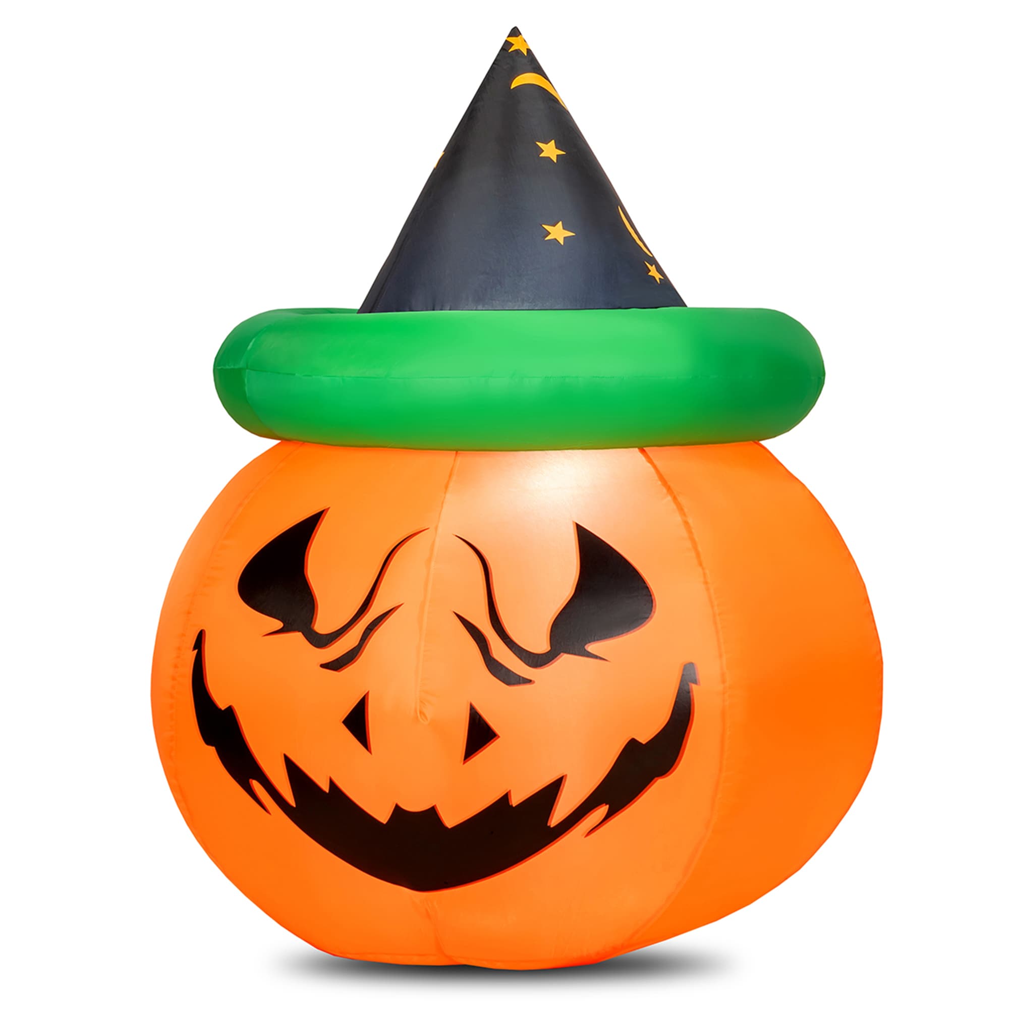 Goplus 4-ft Pre-Lit Happy Halloween Inflatable in the Outdoor Halloween  Decorations & Inflatables department at