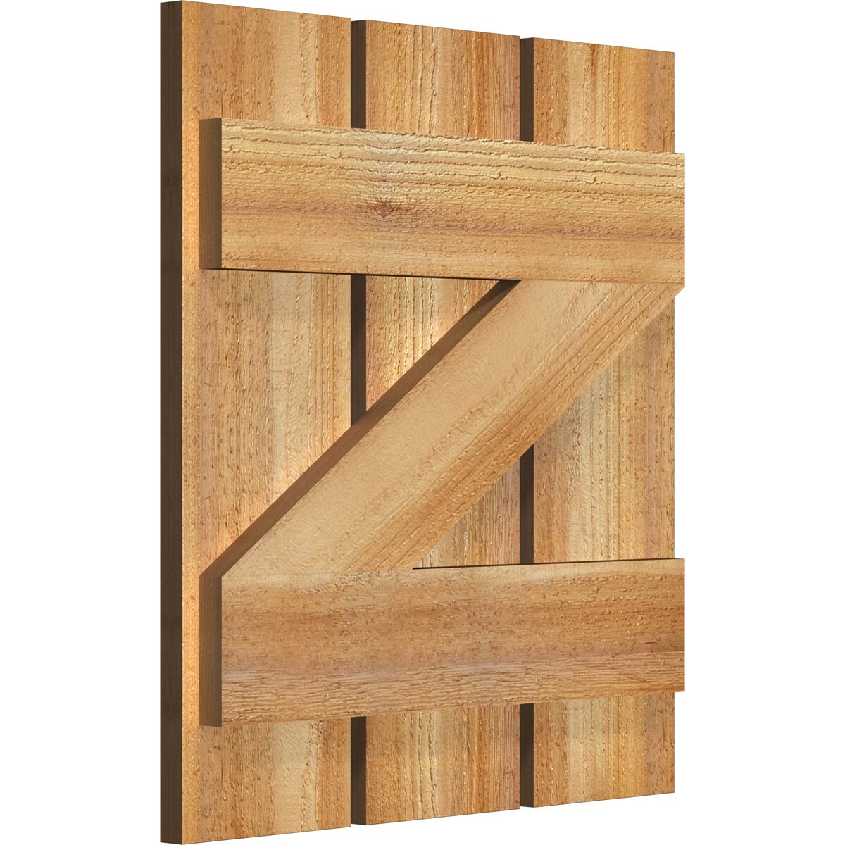 Ekena Millwork RBS06Z17X019RWR Exterior-Shutters - View #2