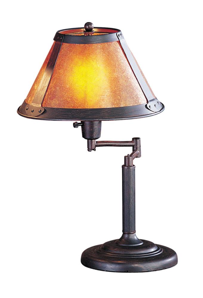 Cal Lighting BO-462 60W Swing Arm Mica Desk Lamp