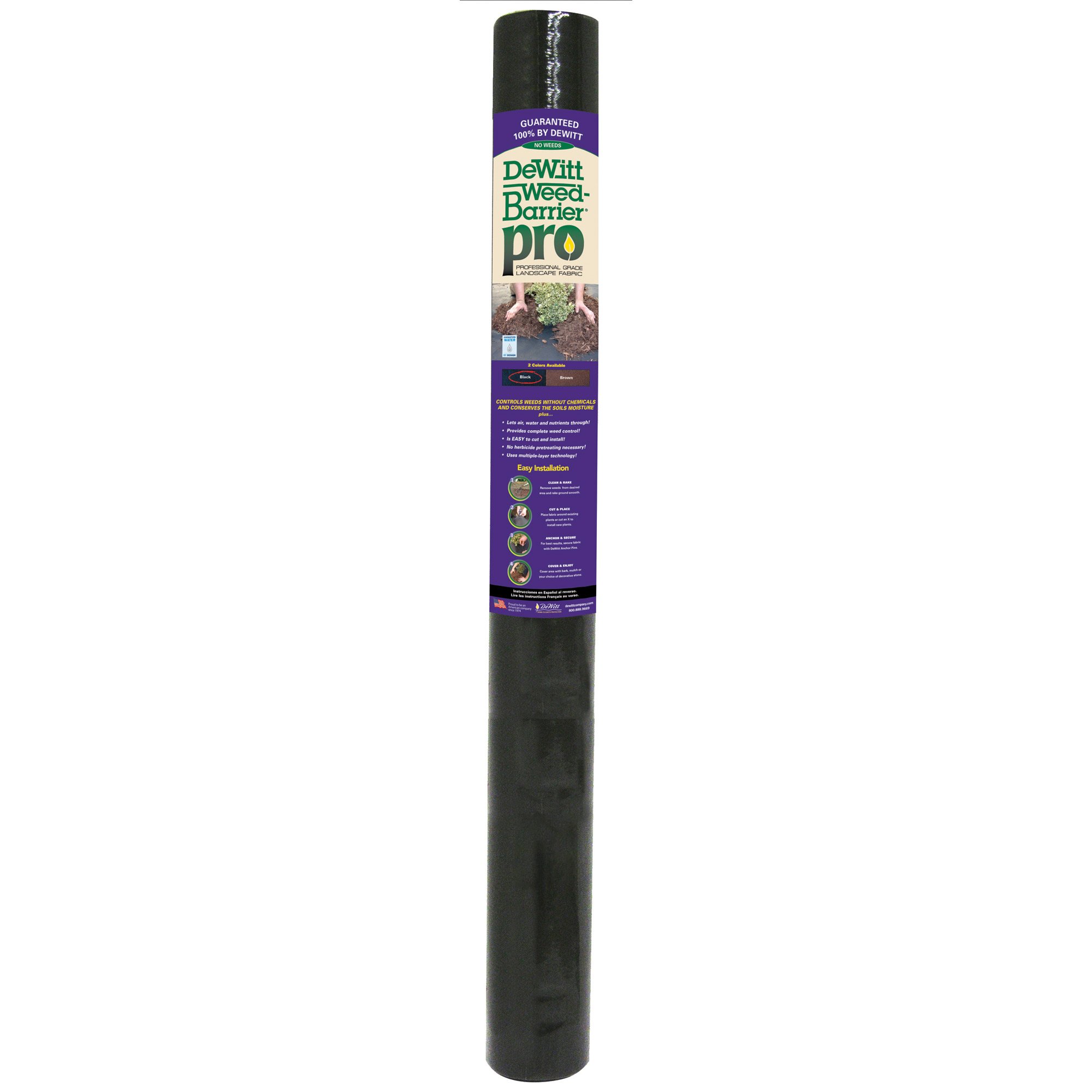 DeWitt 95172 300-ft x 4-ft Professional Weed Barrier Landscape Fabric
