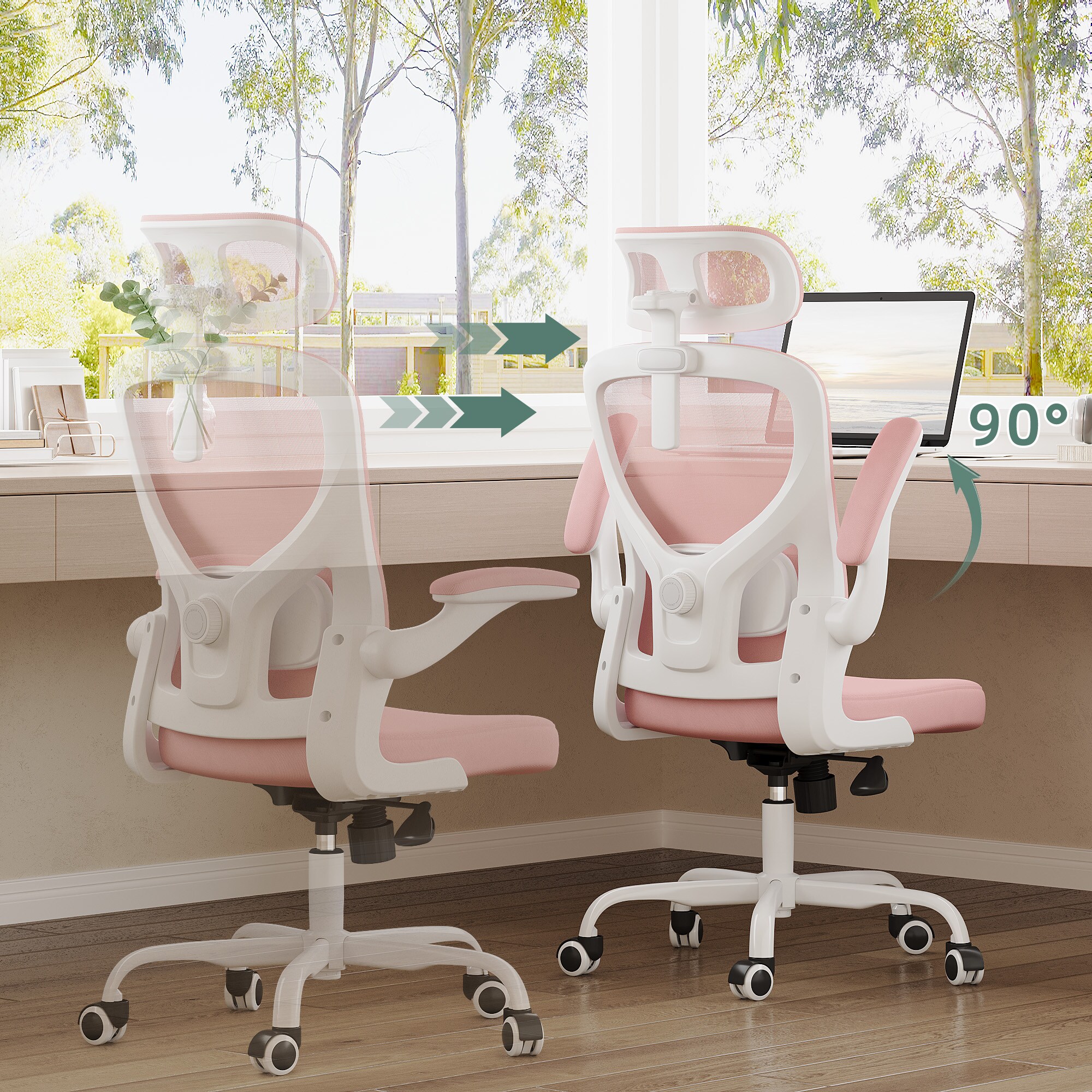 REIBII FXLS0602-511A52 Office-Chairs - View #3