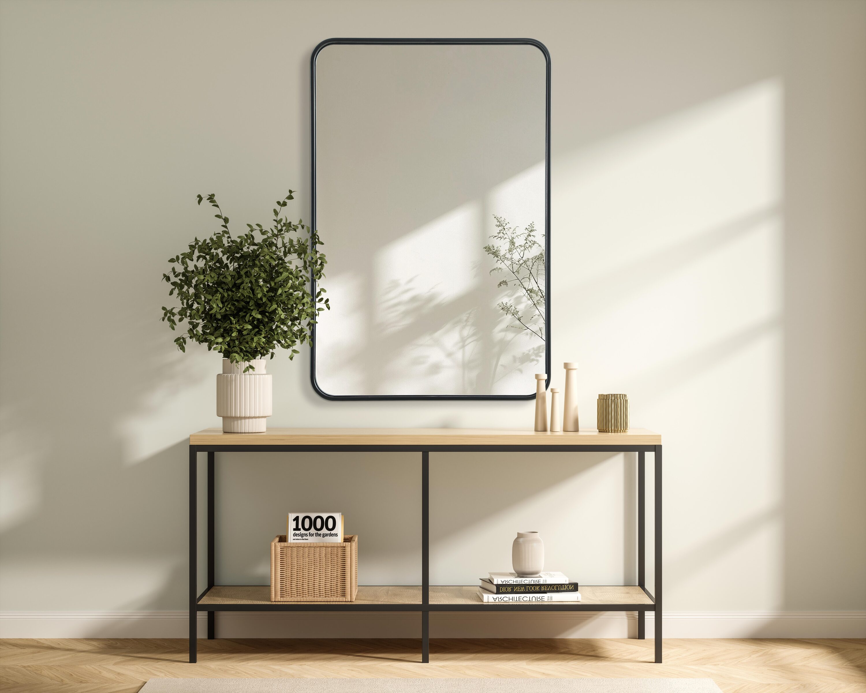 Simply Living Home SLMR24A7308BLK Decor-Mirrors - View #2