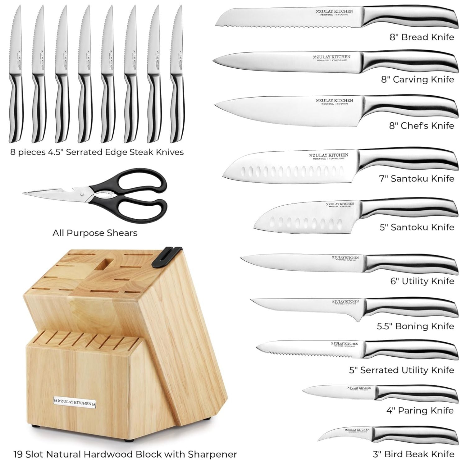 Zulay Kitchen 195702020163 cutlery - View #3