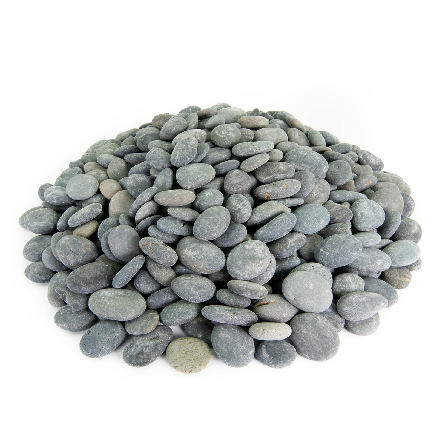 Yard Elements 02-0041 20 Pound(s) 20-lbs. Gray Mexican beach pebbles ( 0.5 - 3.0-in Rock Size )